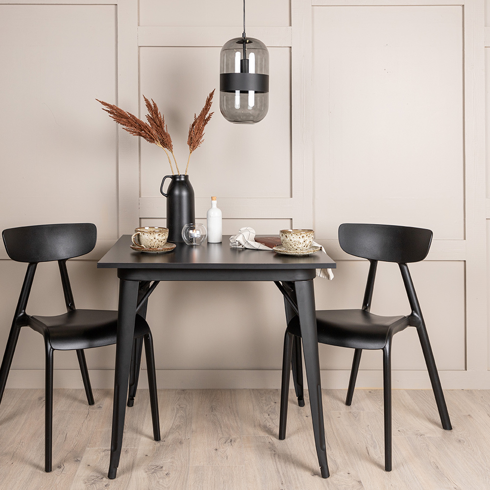 Spisegruppe Venture Home Tempe 80 cm med 2 Ursholmen Stoler