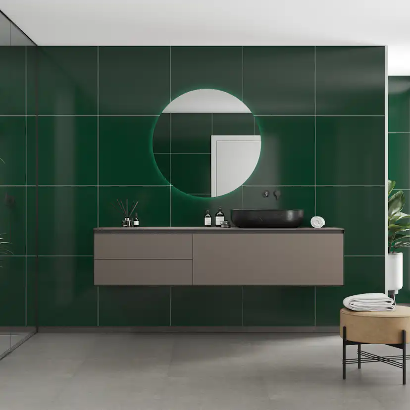 Baderomspanel Fibo 5231-M6060 Bottle Green