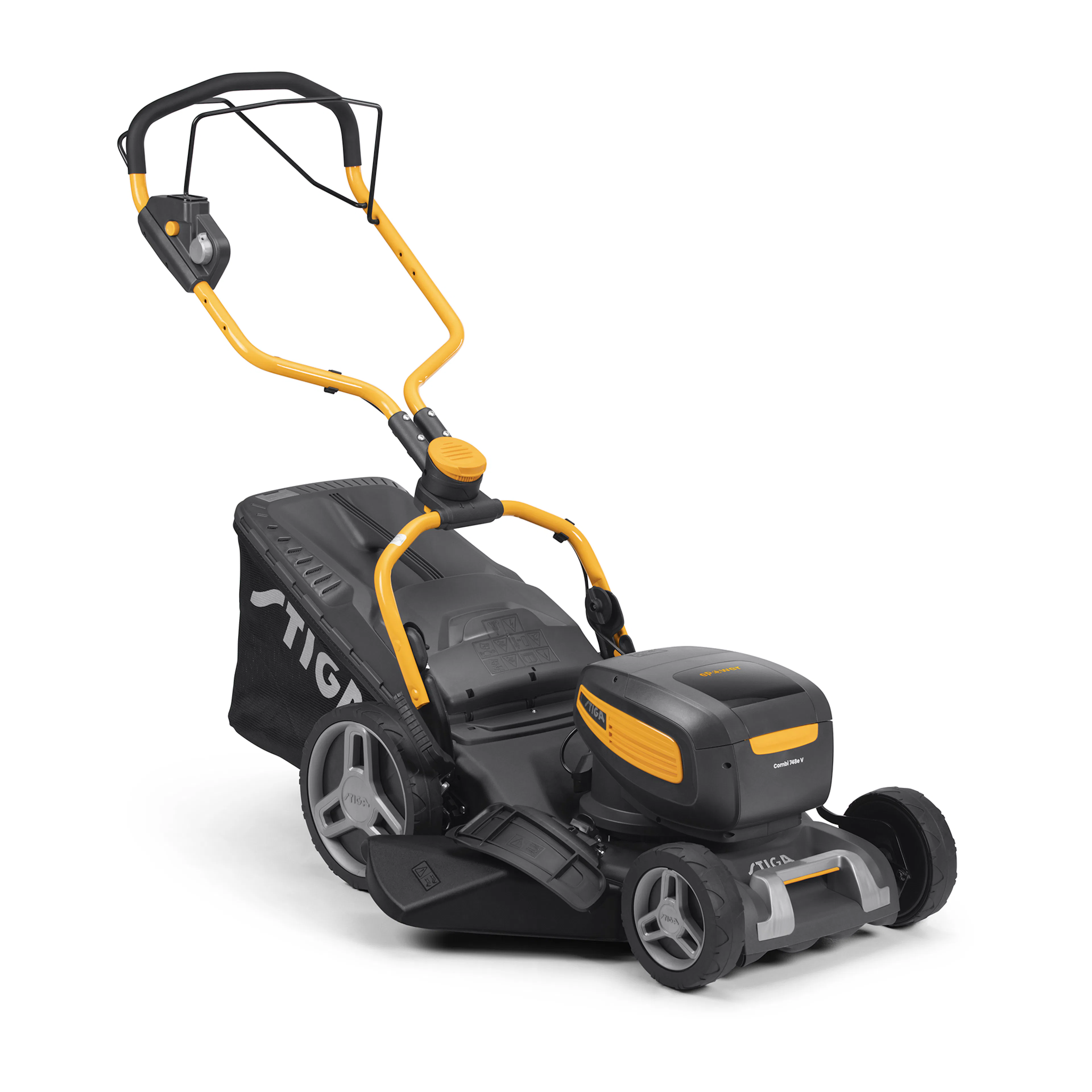Gressklipper Stiga 700-serien Combi 748E V med Batteri og Lader