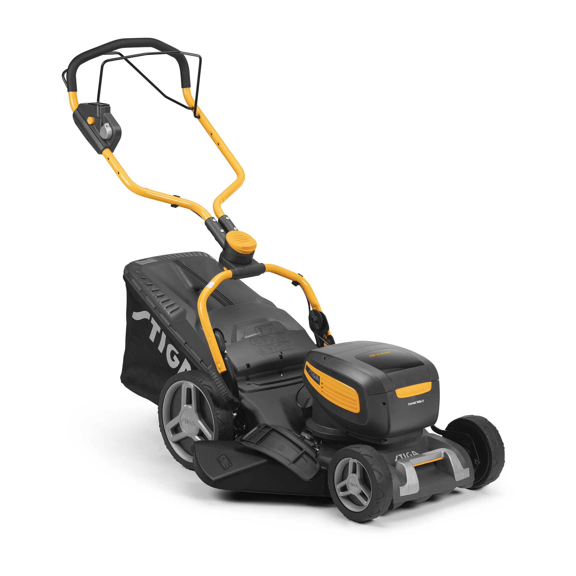 Gressklipper Stiga 700-serien Combi 748E V med Batteri og Lader