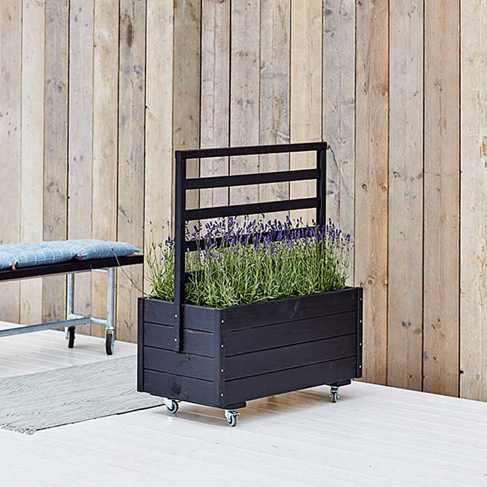 Blomsterkasse PLUS med Espaljé