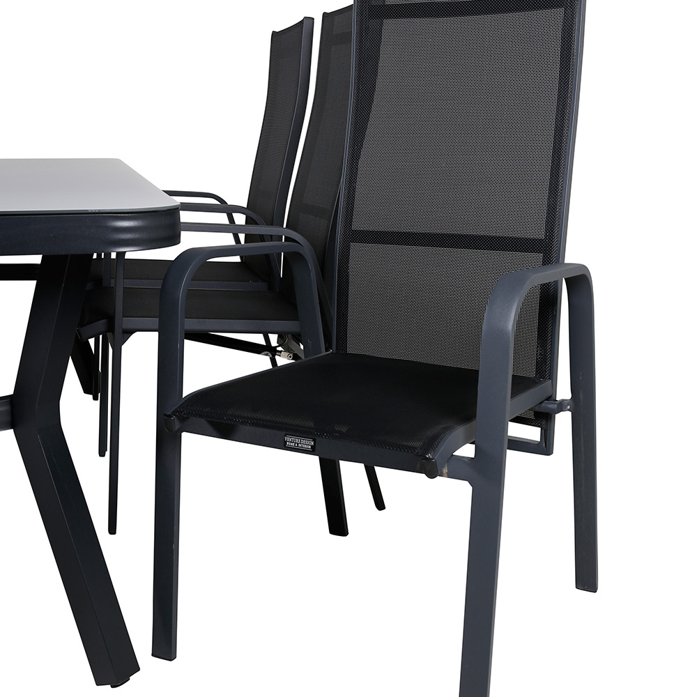 Spisegruppe Venture Home Vyn med 6 Curz Spisestoler