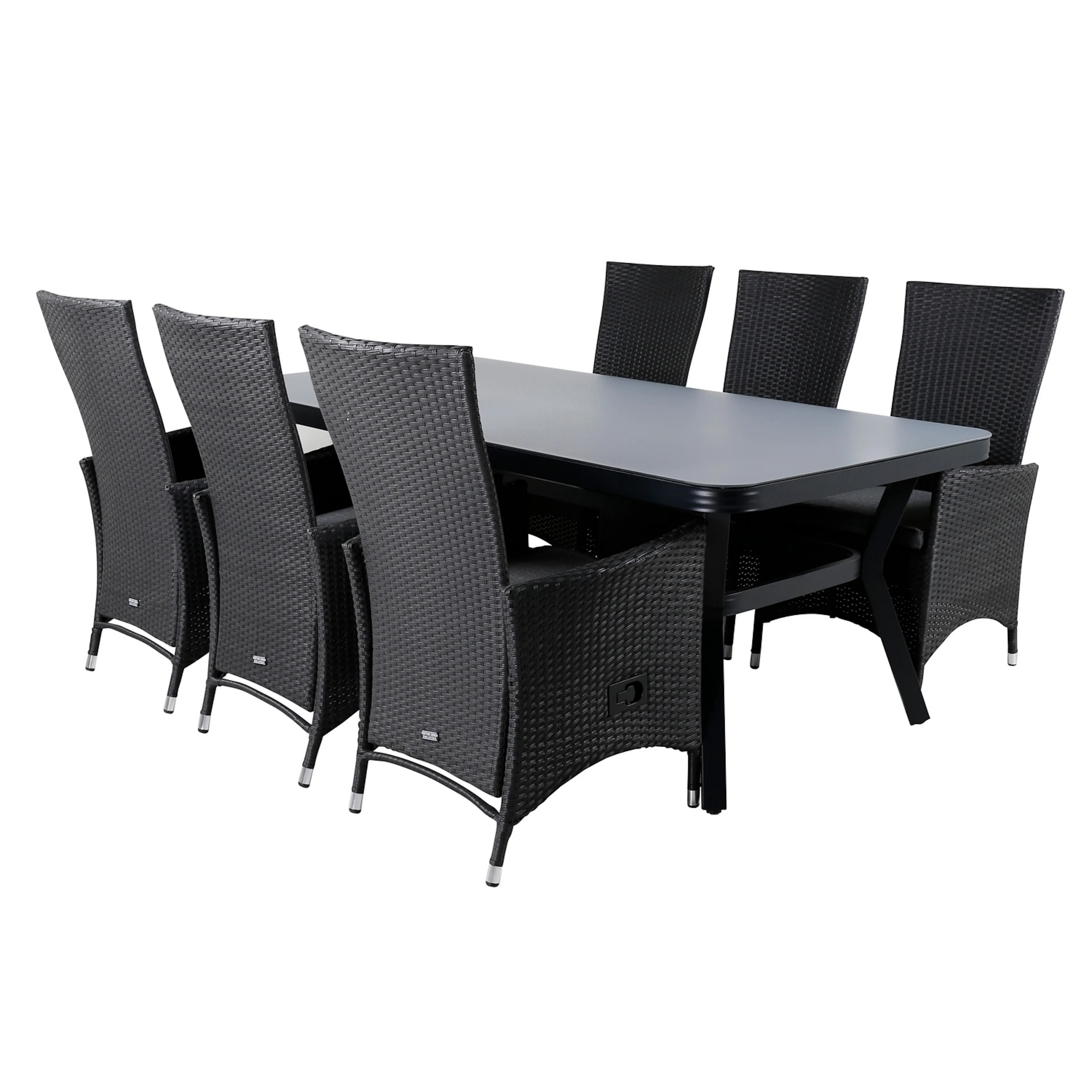 Spisegruppe Venture Home Vyn med 6 Pam Spisestoler