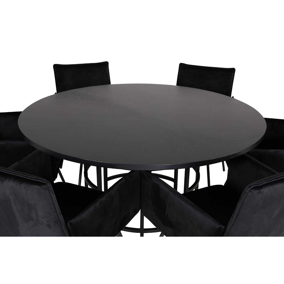 Spisegruppe furniture/fashion Copenhagen Ø140 cm med 6 Petra Stoler