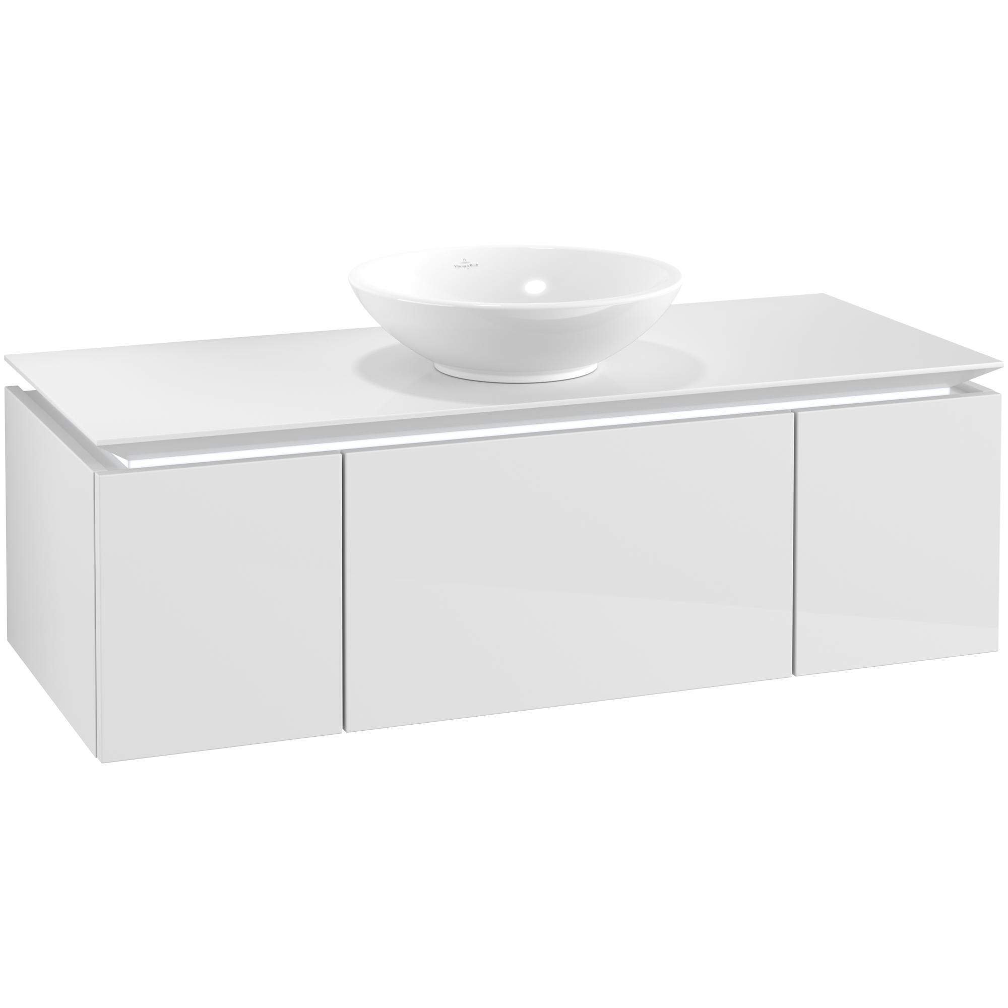 Tvättställsskåp Villeroy & Boch Legato Kompakt med 3 Lådor för Ytmonterat Tvättställ från Övriga V&B Serier
