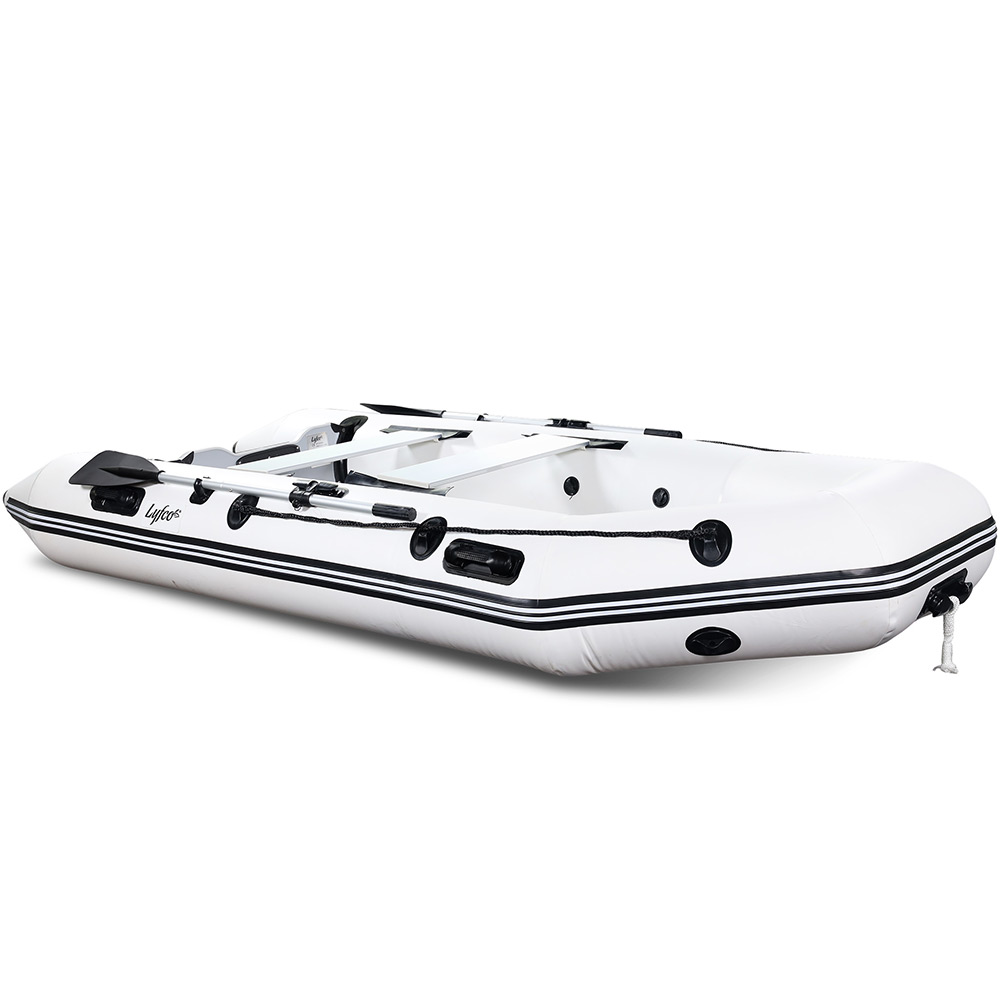 Gummibåt 330cm (0,9 mm PVC), vit Farge Hvit