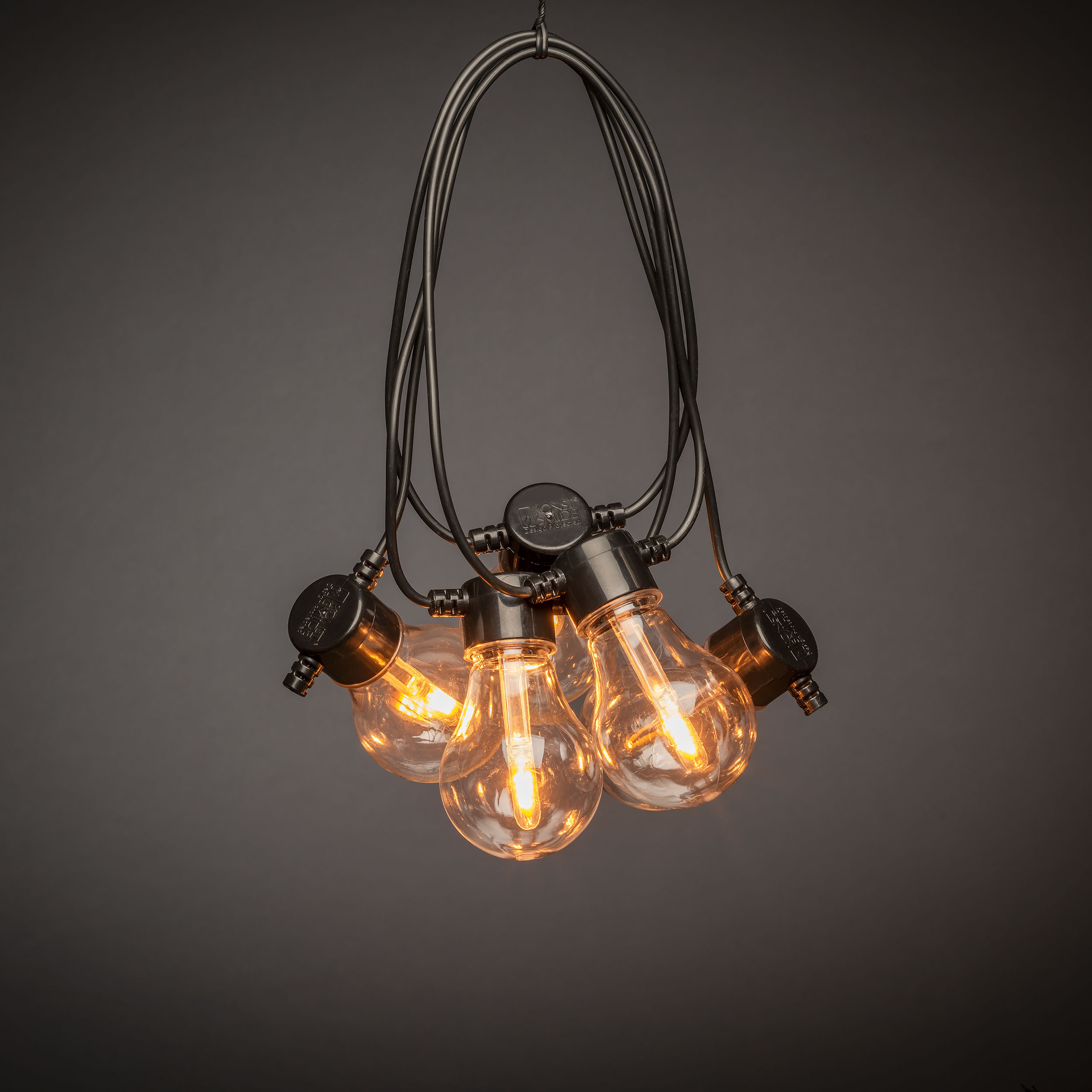Lyslenke Gnosjö Konstsmide Amber V-form Utbyttbar LED 4,5 m