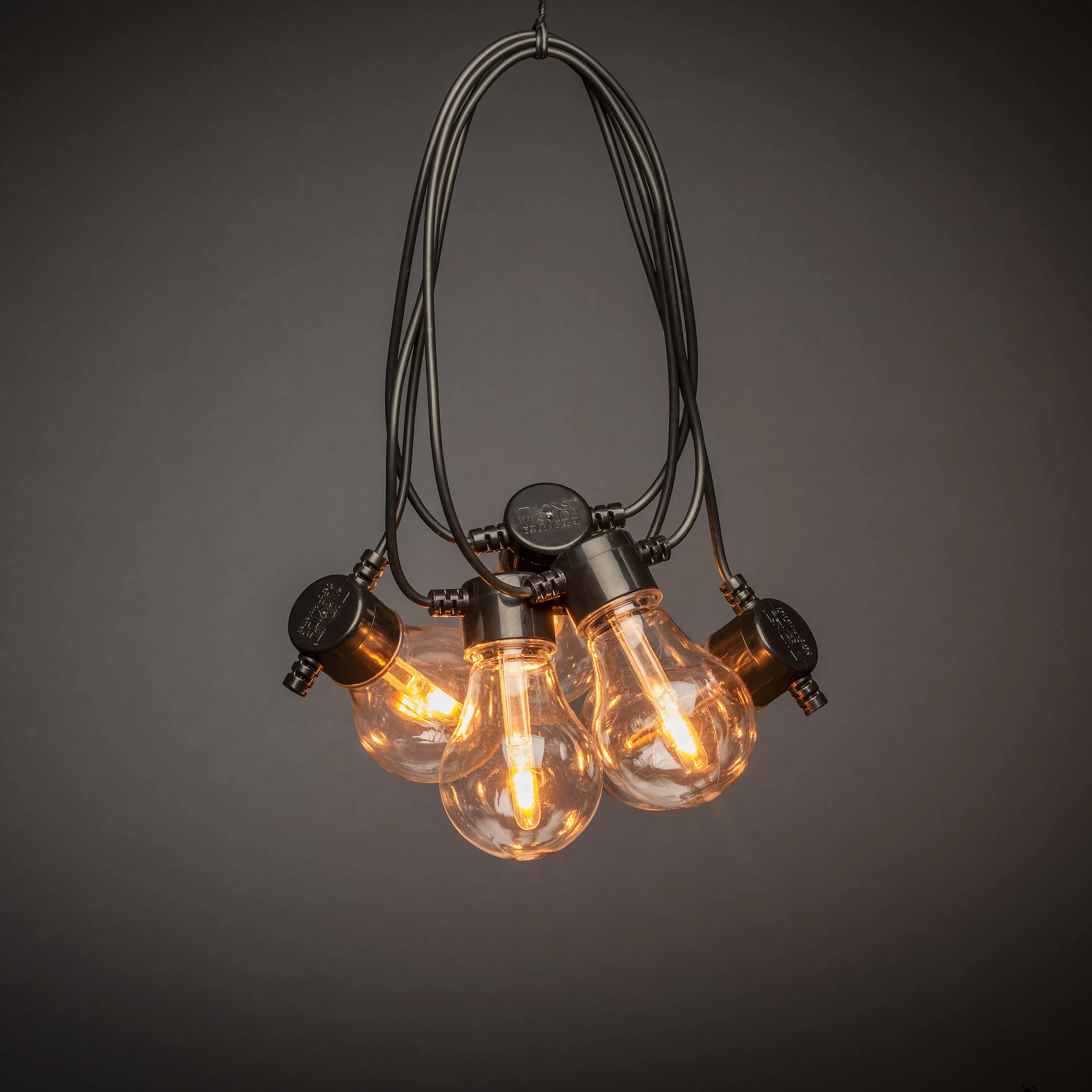 Lyslenke Gnosjö Konstsmide Amber V-form Utbyttbar LED 4,5 m