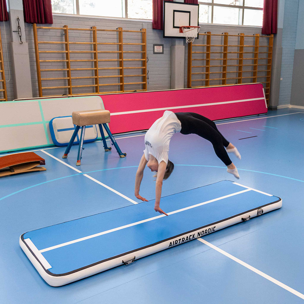 AirTrack Nordic Home Special Edition Luftvoltbana Grønn 600 cm