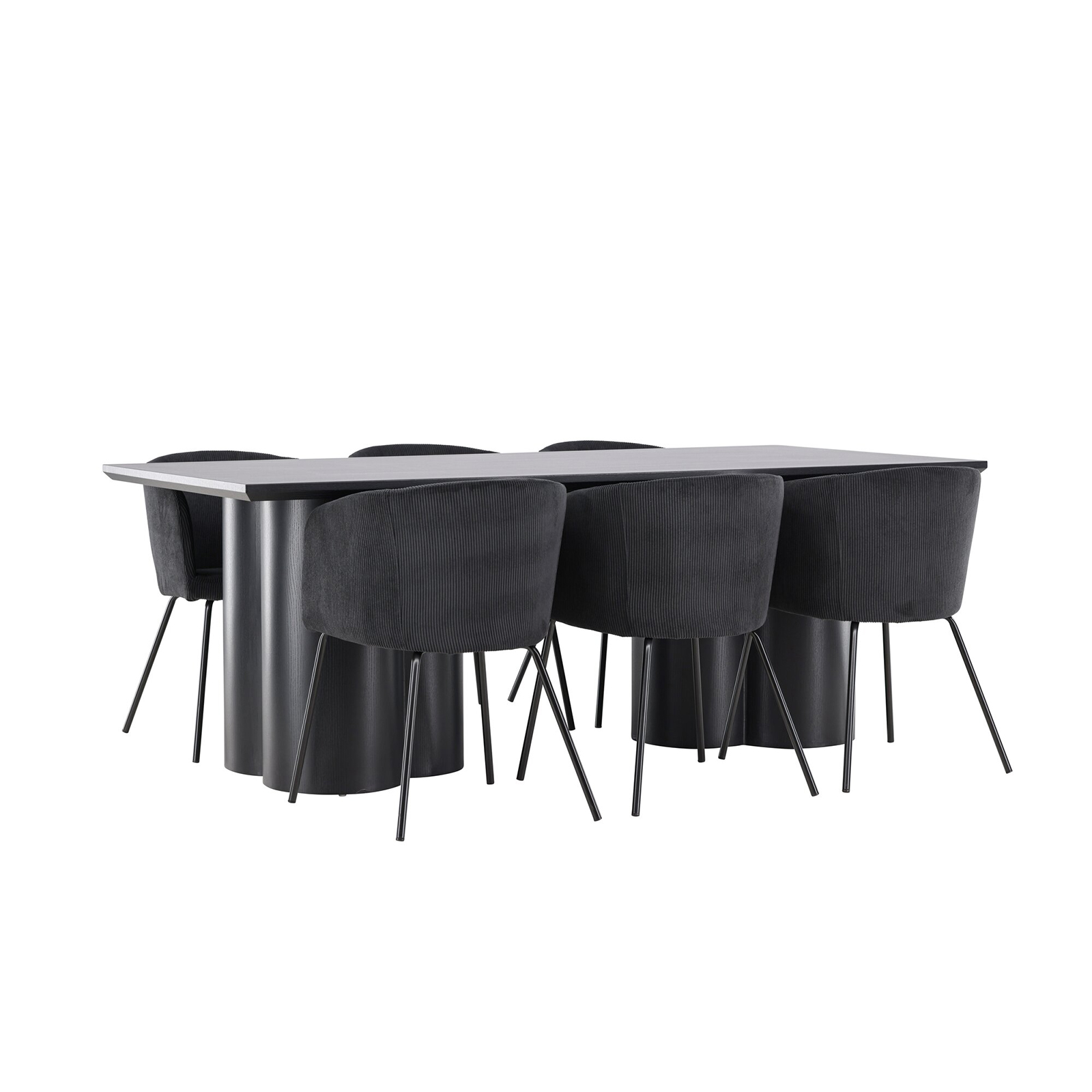Spisegruppe Venture Home Olivia 210 med 6 stk Berit Stoler