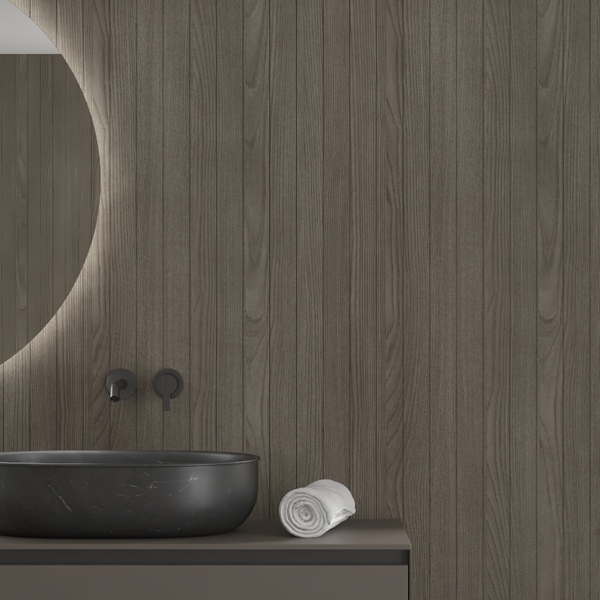 Baderomspanel Fibo 4633-M0500 Dark Wood