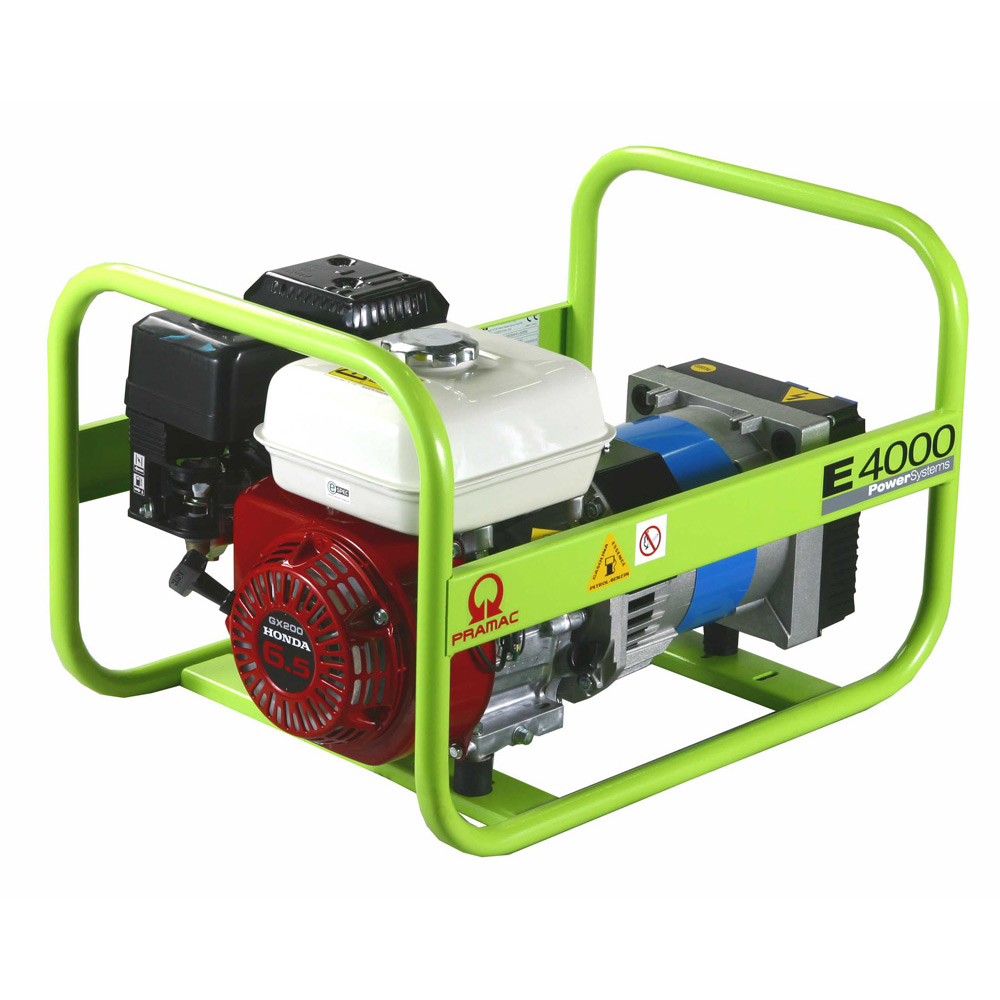 Strømaggregat Pramac E4000 SHHPI 1-fas Bensin