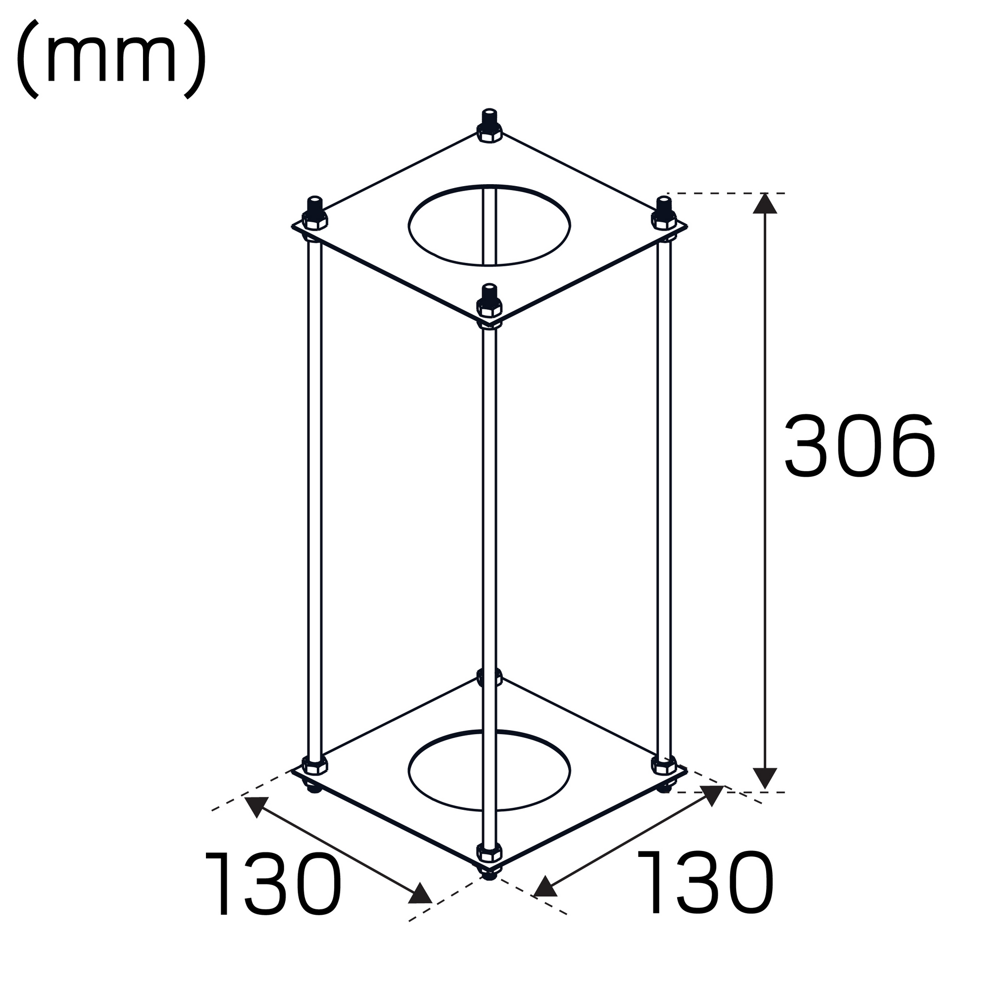 Pullert Hide-a-lite Cone Pillar Antrasitt 3000K