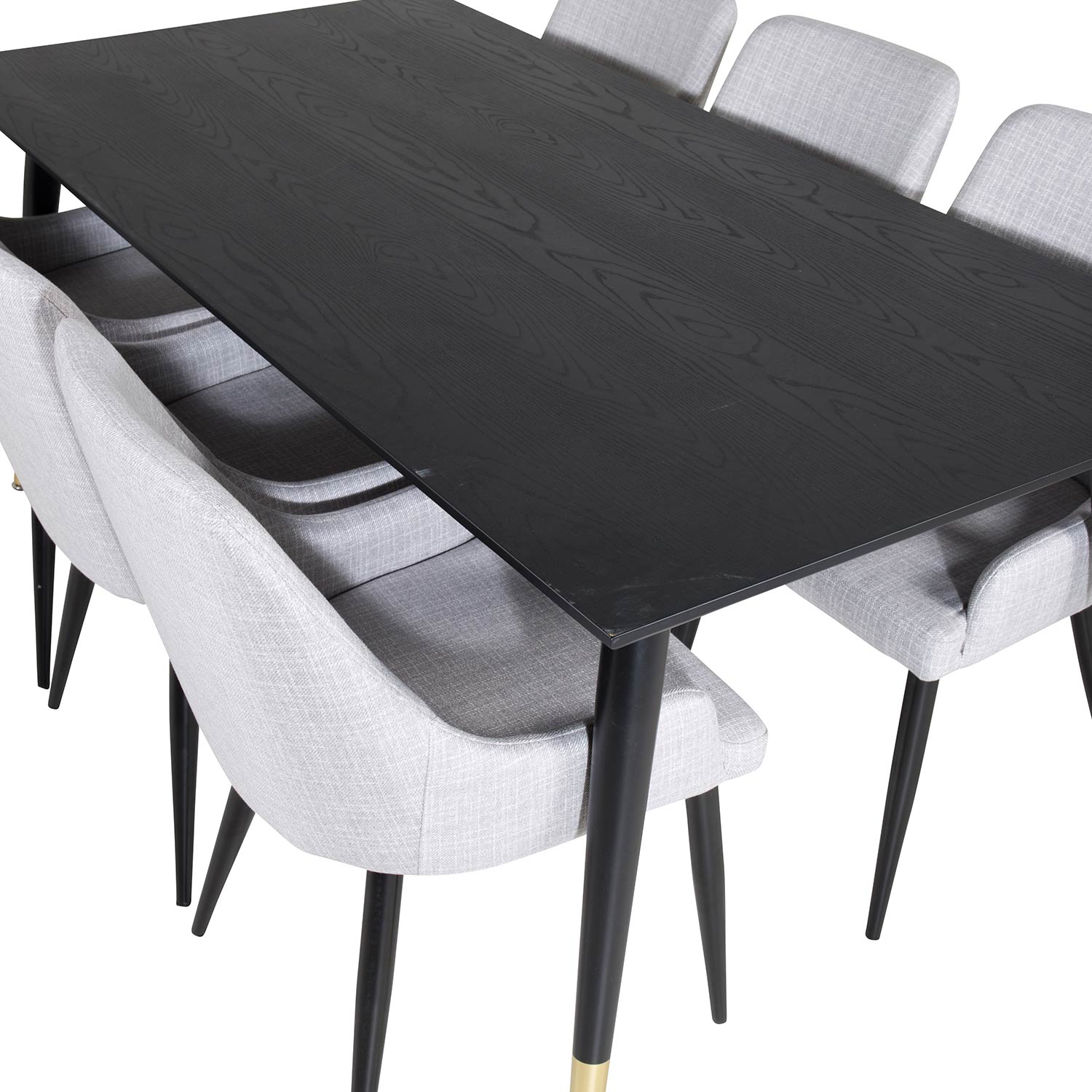 Spisegruppe Venture Home Dipp med 6 Plaza Stoler