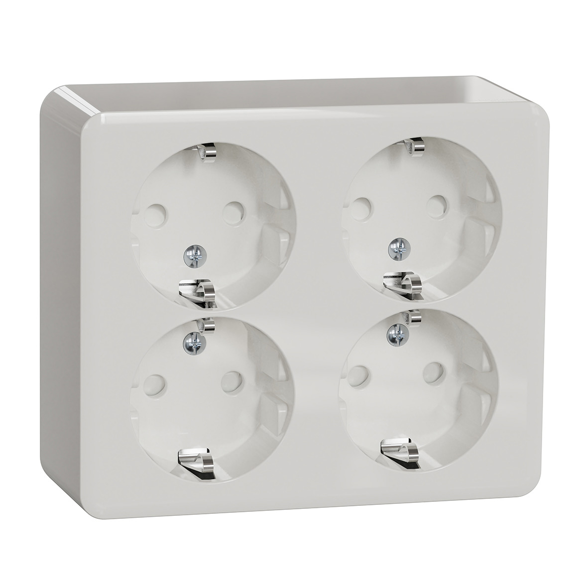 Stikkontakt Schneider Electric Exxact 4-Veis