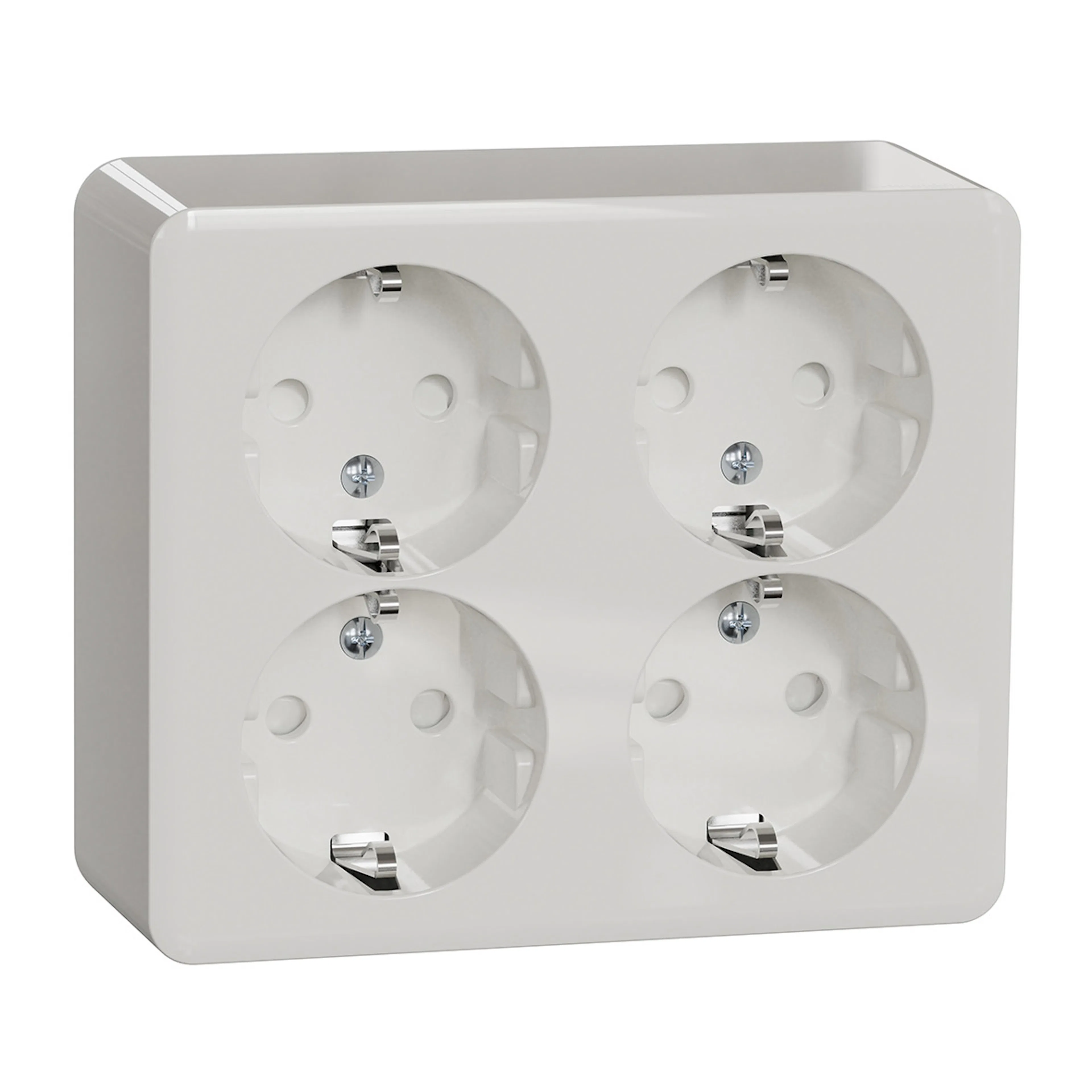 Stikkontakt Schneider Electric Exxact 4-Veis