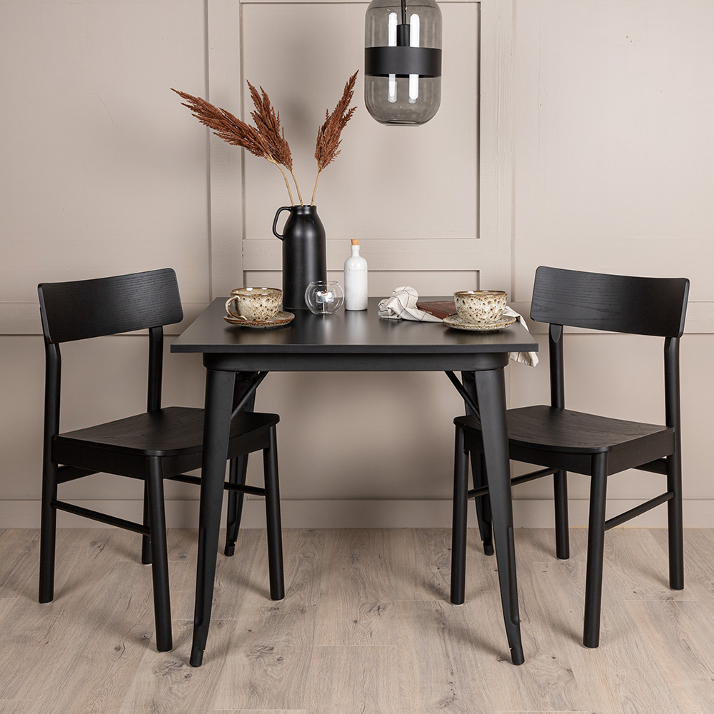 Spisegruppe Venture Home Tempe med 2 Montros Stoler