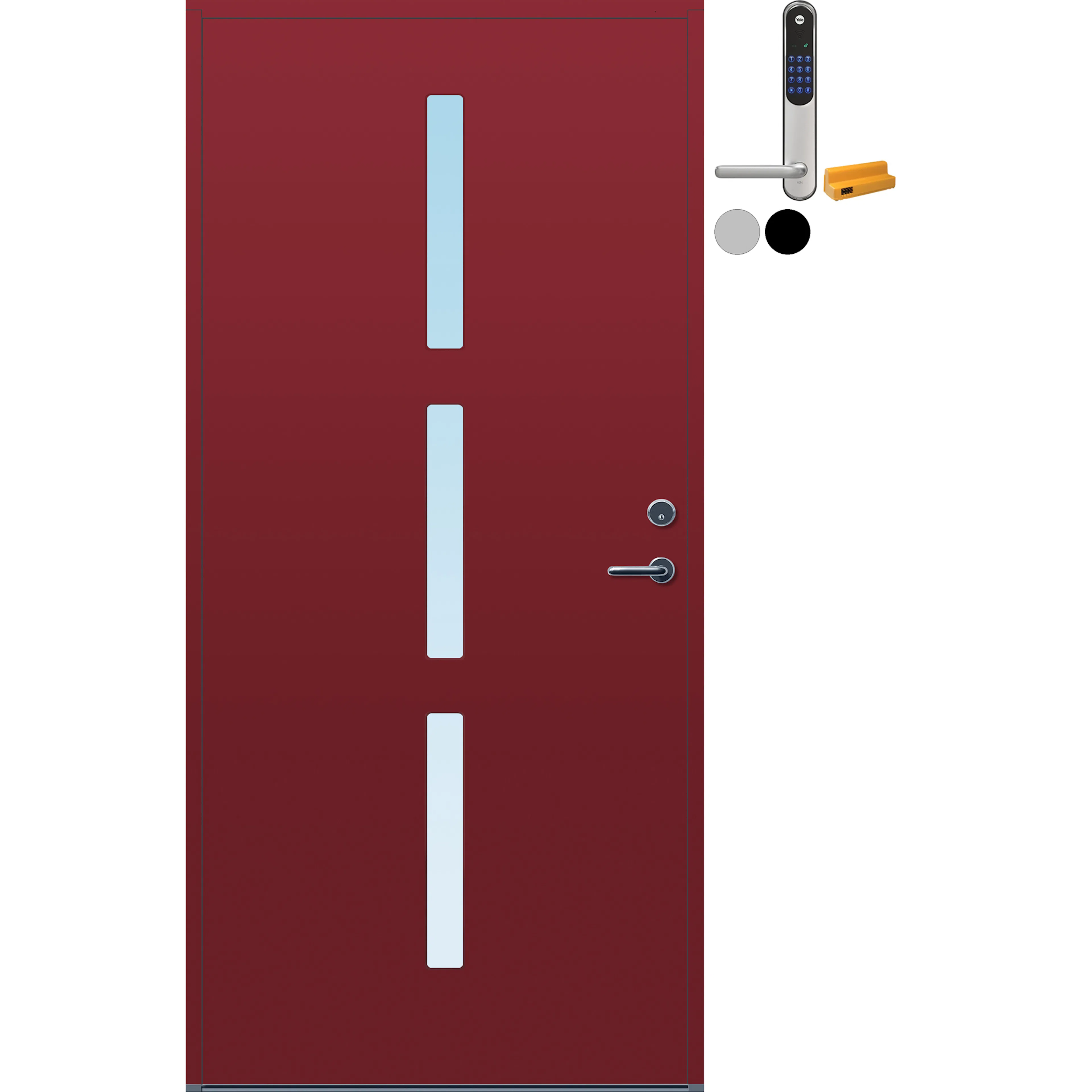NCS S-4050-R, Mørk Rød