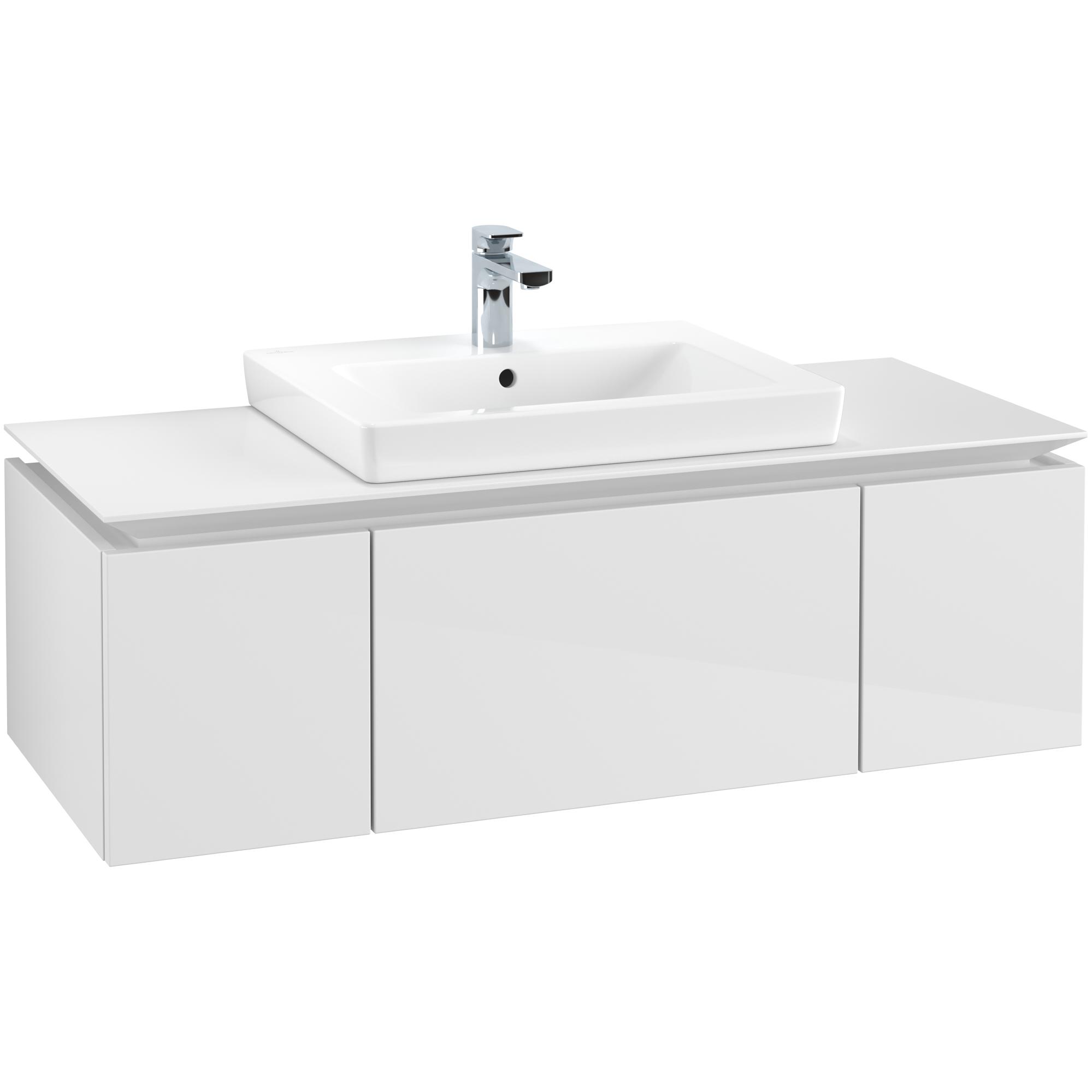 Tvättställsskåp Villeroy & Boch Legato Kompakt med 3 Lådor för Tvättställ | badrum - badrumsmobler - tvattstallsskap-och-kommod | KakelKungen