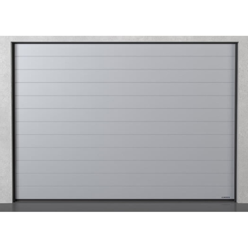 Garasjeport Grimstadporten SNP High Rib Hvit