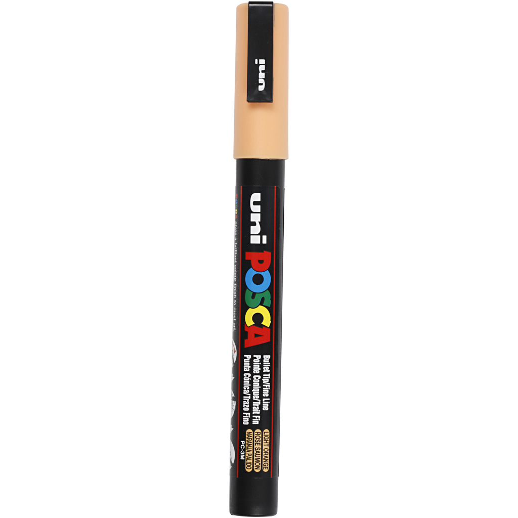 Posca Marker , pale orange, nr. PC-3M, spets 0,9-1,3 mm, 1 s Pale Orange