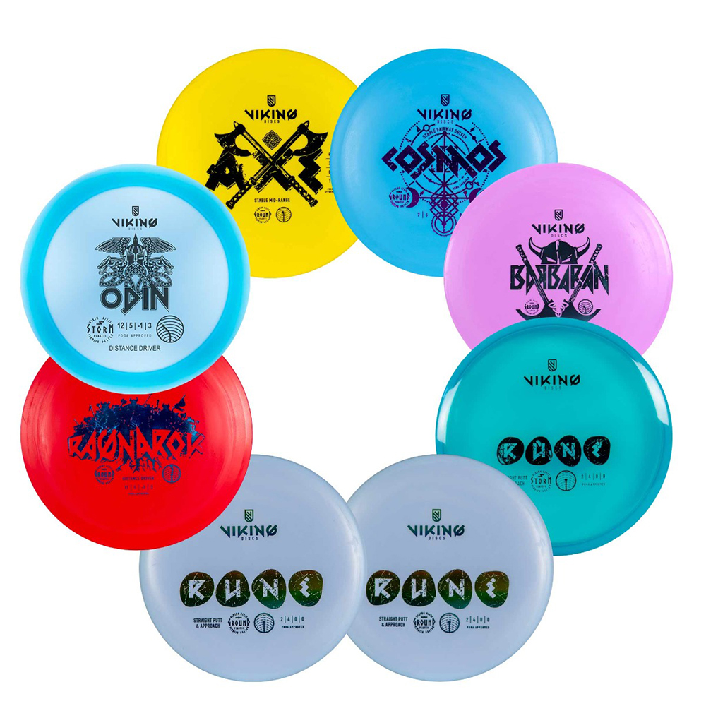 Frisbeegolf Viking Discs VD Starter Set 8-Disc Sett