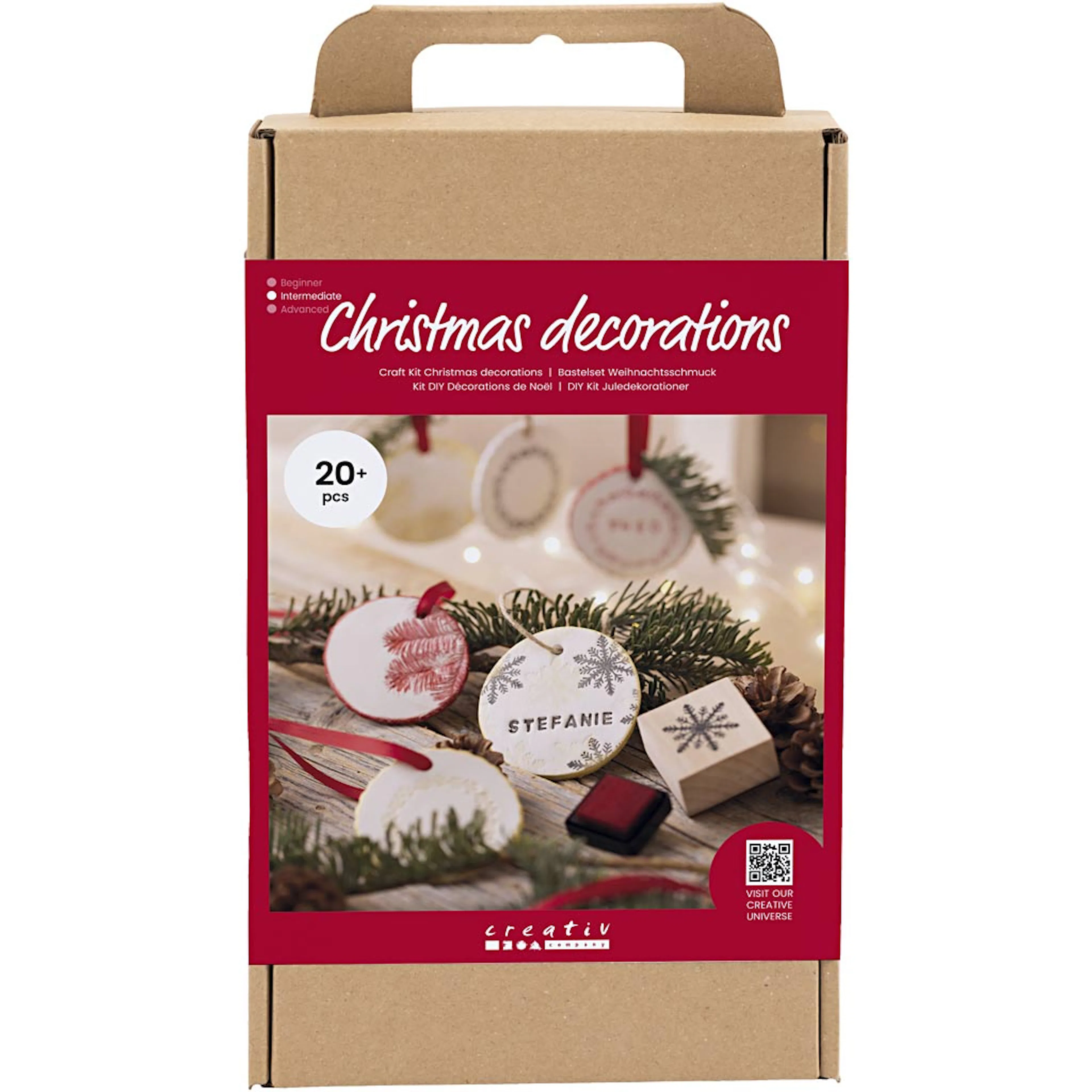 Juldekorasjoner Creativ Company DIY Kit Selvherdende Leire