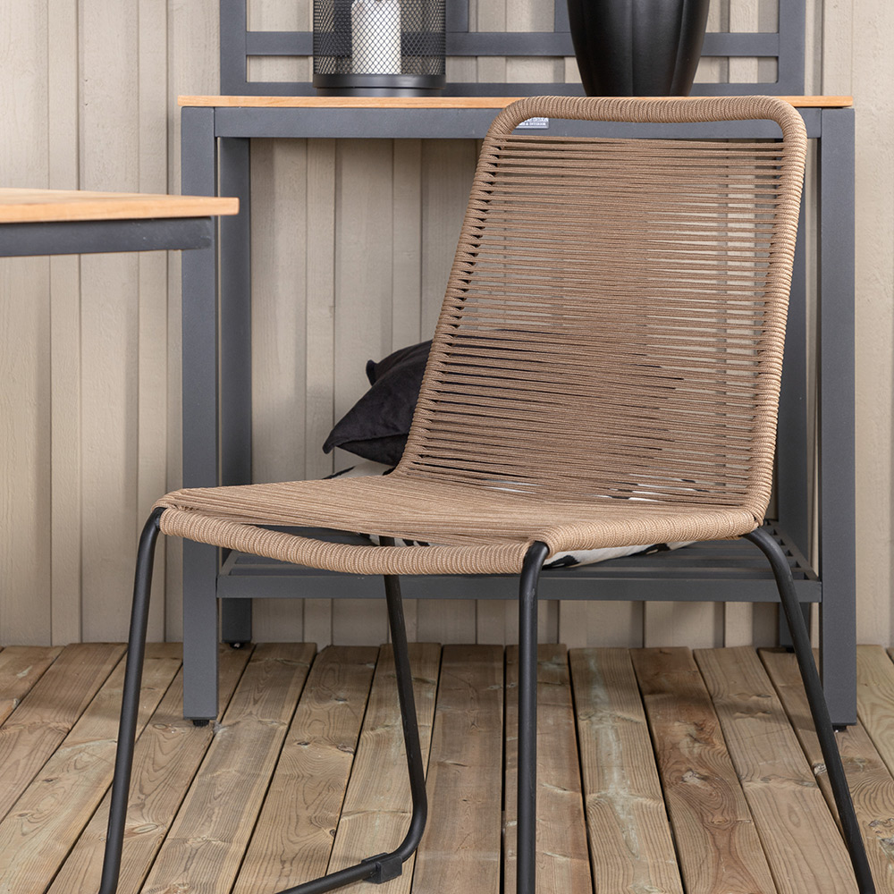 Spisegruppe Venture Home Mendi med 6 Levi Stoler