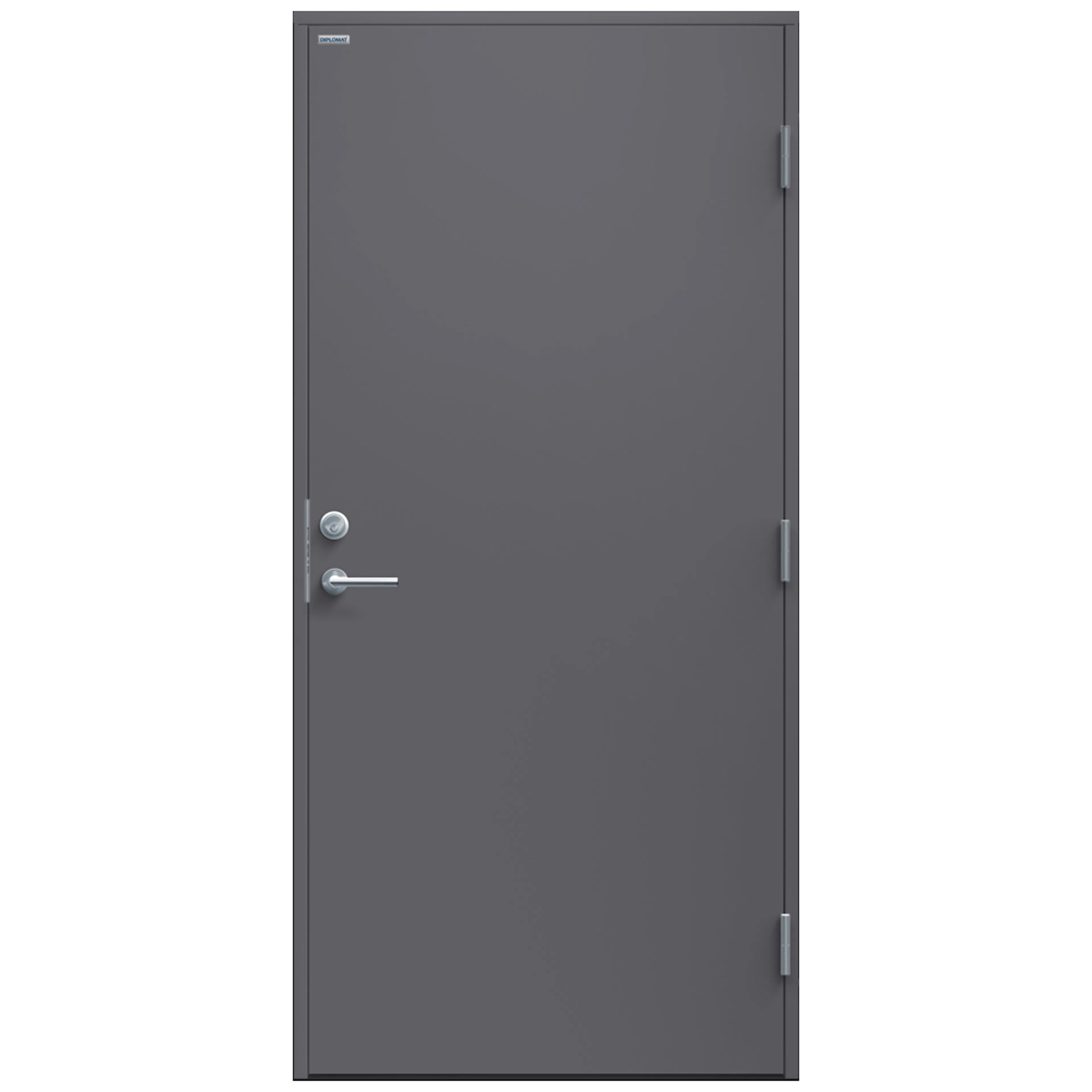 DØR YD ROSE TETT 10X21V S-6502-B BxH: 100x210 cm, S-6502-B, Grå, Venstre