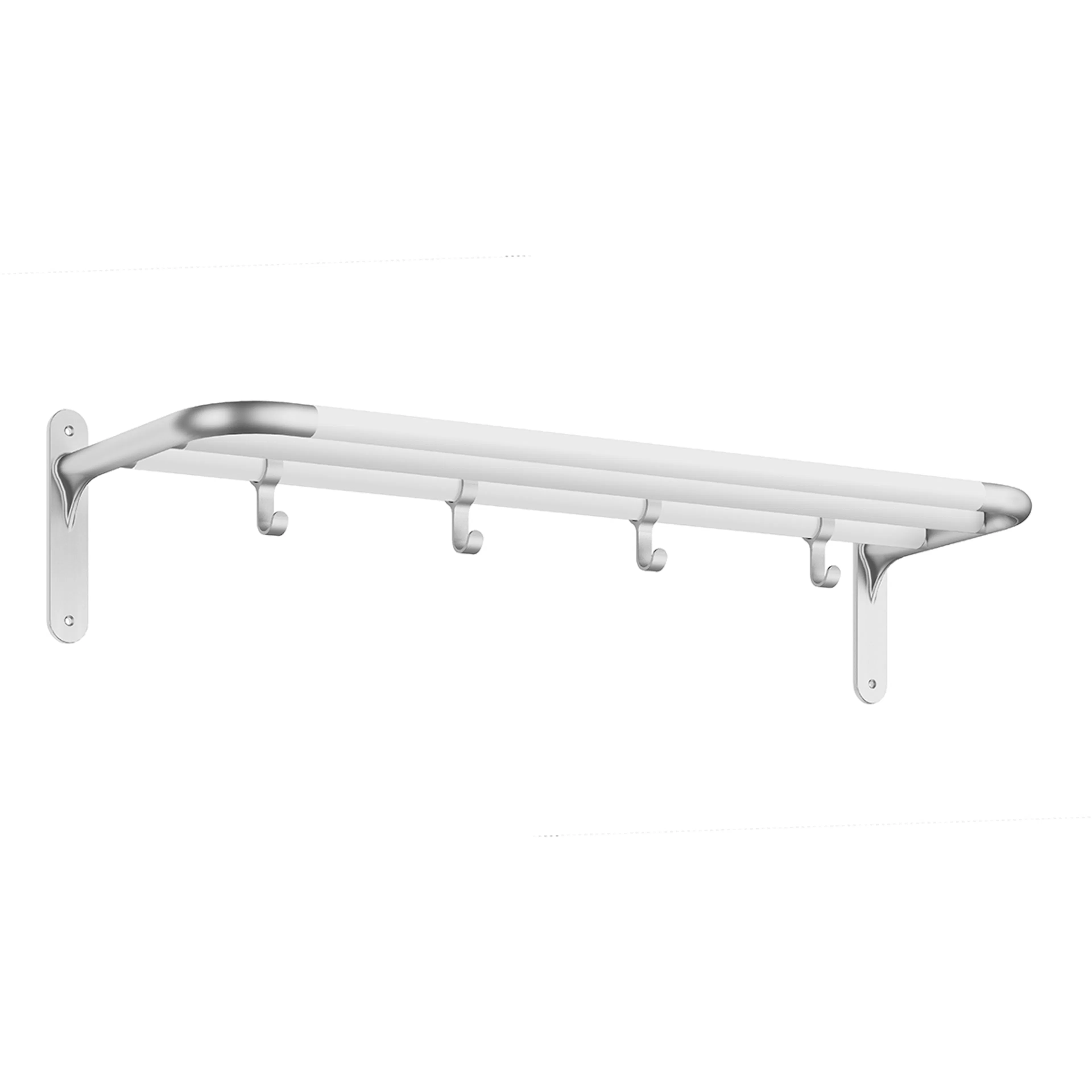 Aluminium/Hvit