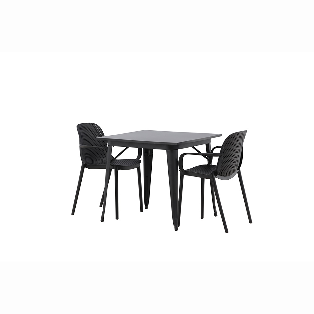 Spisegruppe Venture Home Tempe med 2 Baltimore Stoler