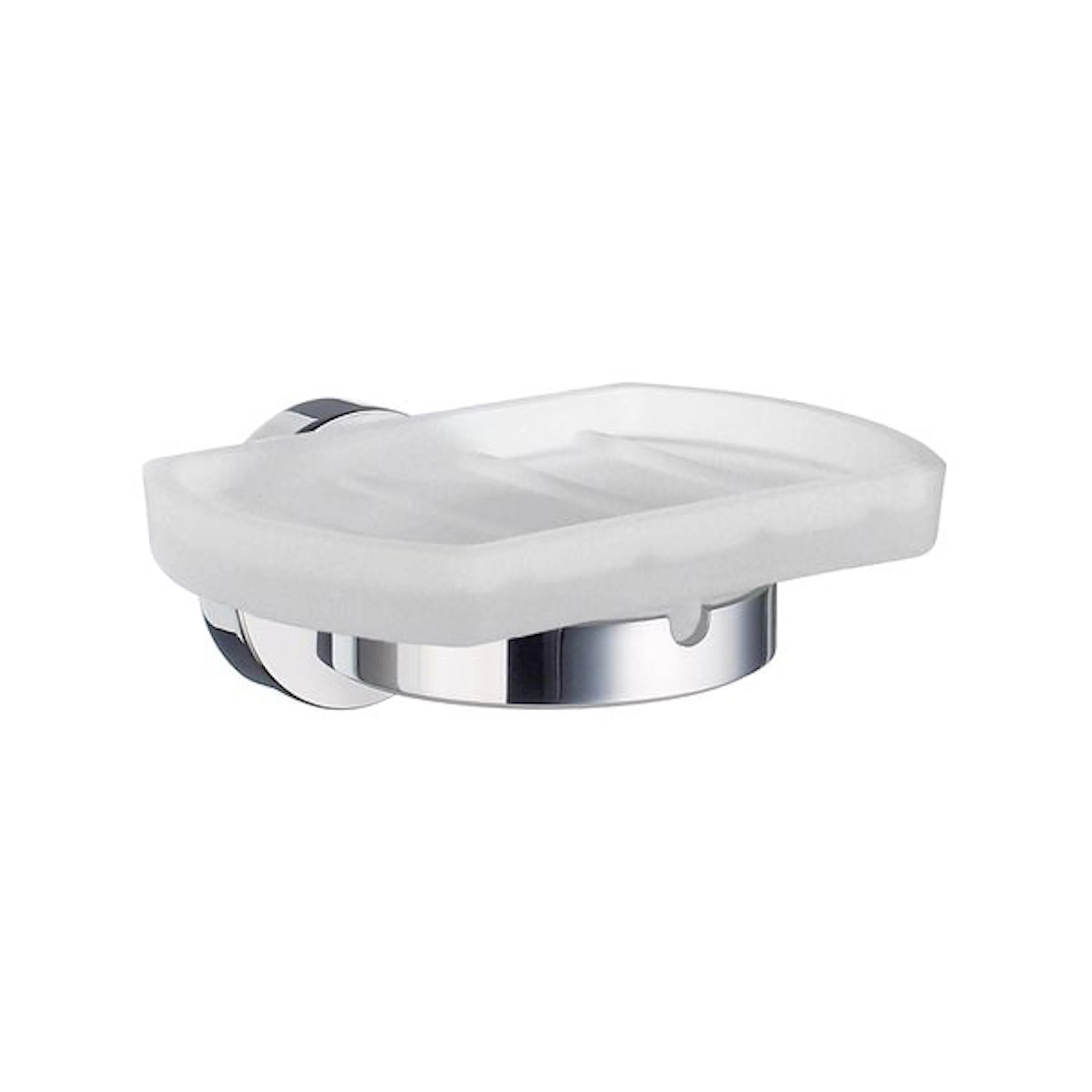 Såpekopp Smedbo HK342 Krom/Frostet Glass