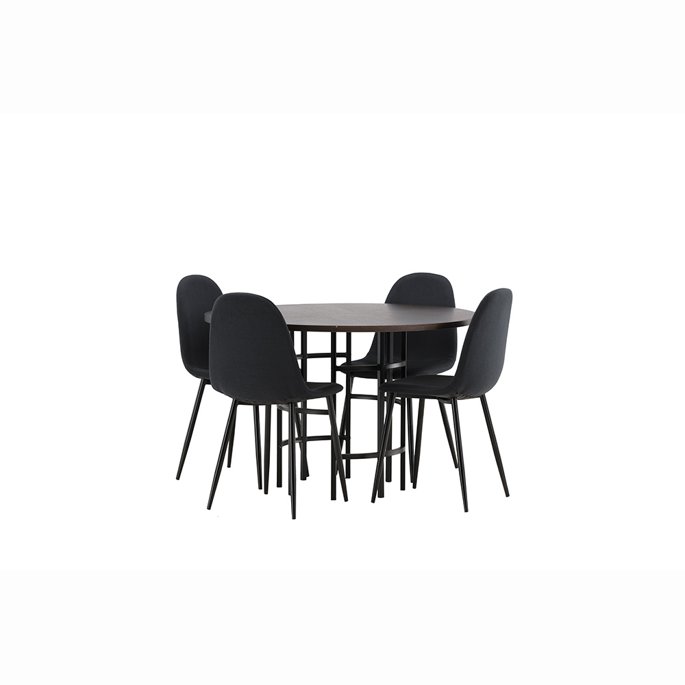 Spisegruppe Venture Home Copenhagen med 4 Polar Stoler