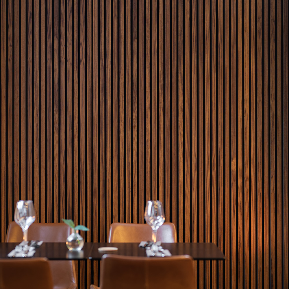 Akustikpanel Wood on wall Teak Oljad