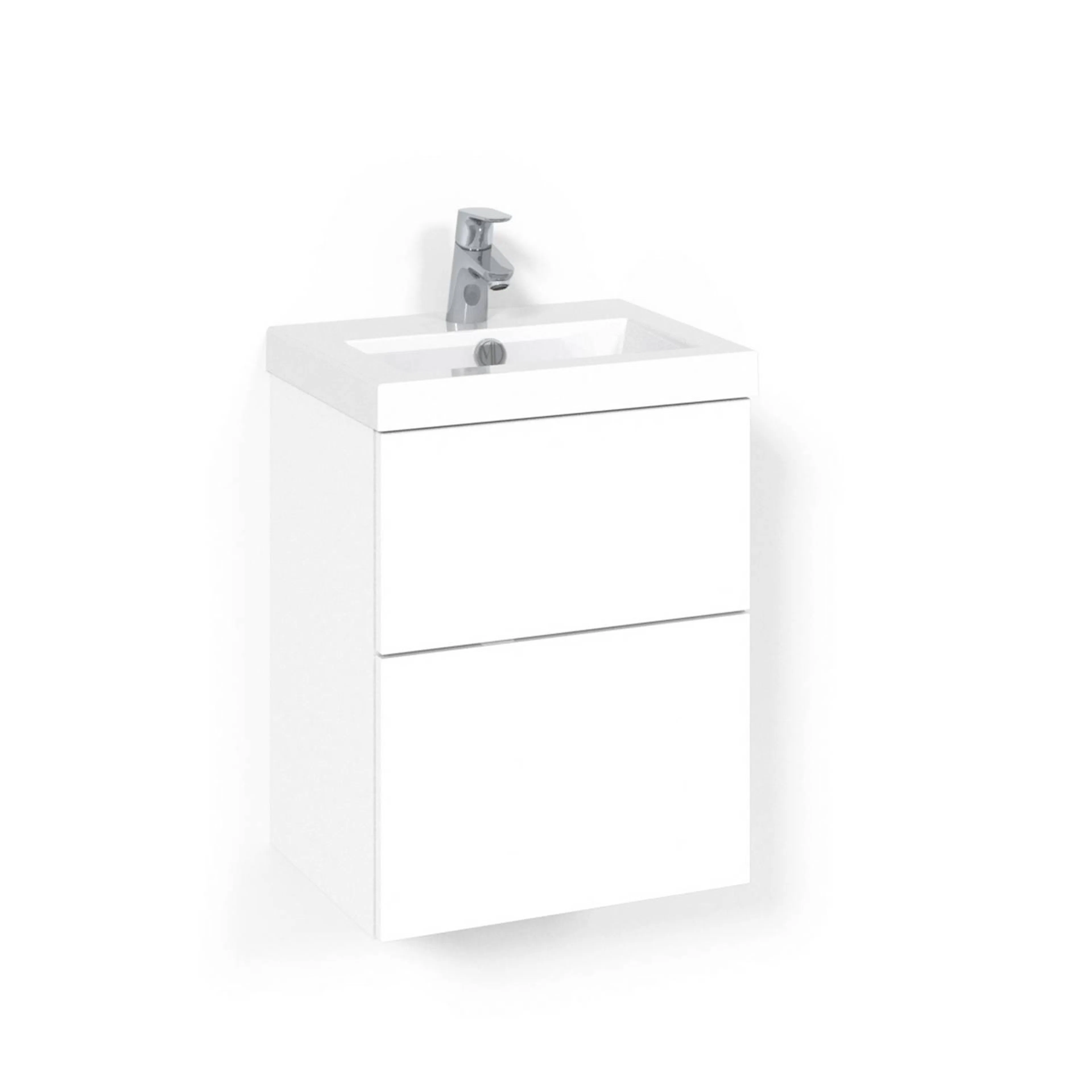 Charm Kom 45x36 Vit Pl Sm50 Bredd: 450 Tvättställskåp Vit
