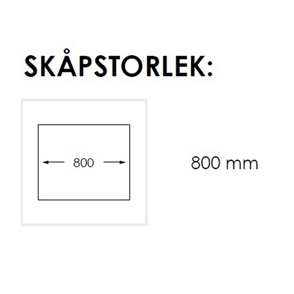 Kjøkkenvask Nordic Tech Radius 600 B X