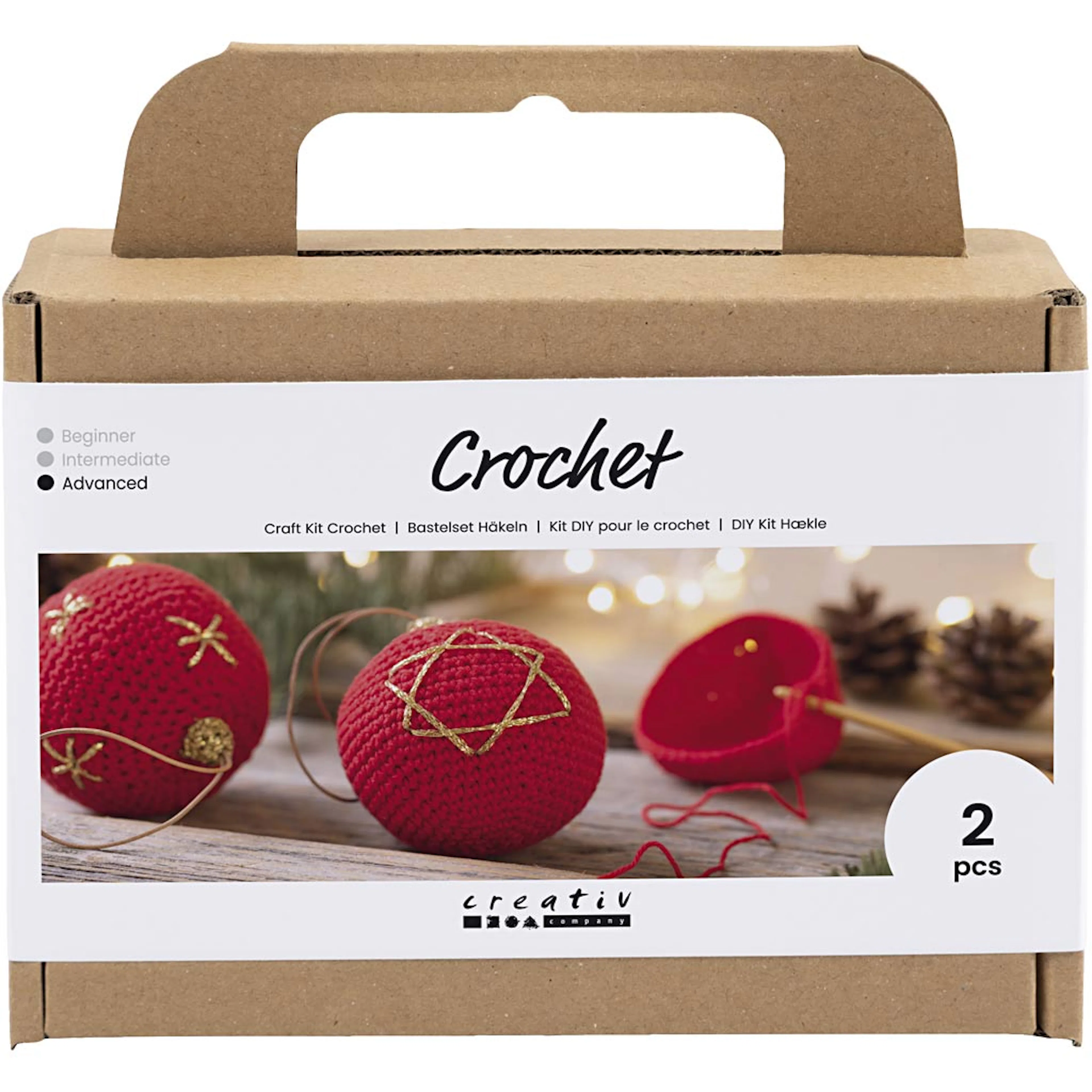 Hekling Creativ Company DIY Kit Rød