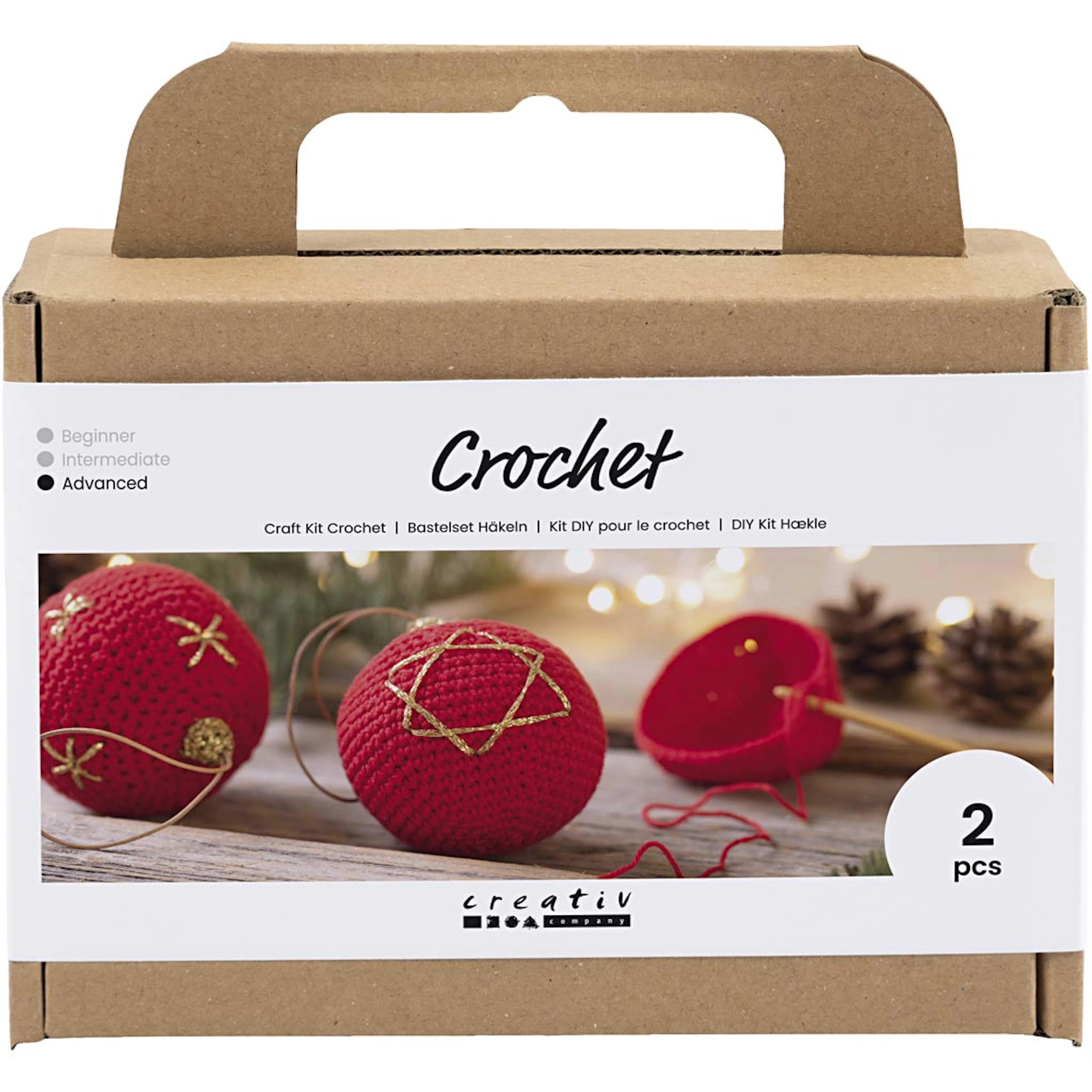 Hekling Creativ Company DIY Kit Rød
