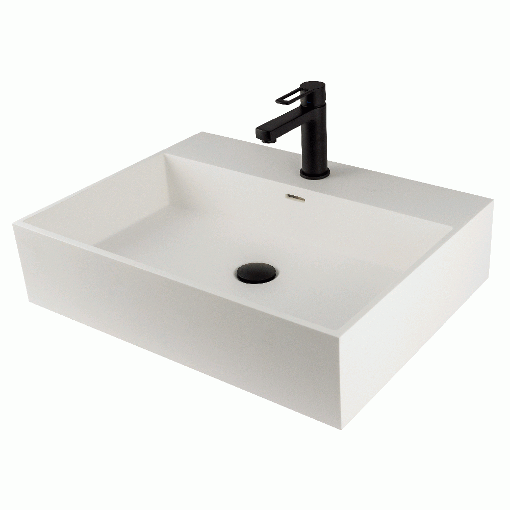 Tv&auml;ttst&auml;ll Lavabo Solid Surface 60