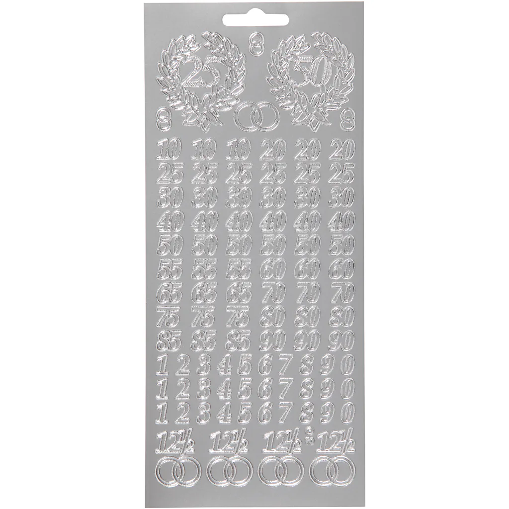 Stickers Creativ Company Jubileum 10x23 cm