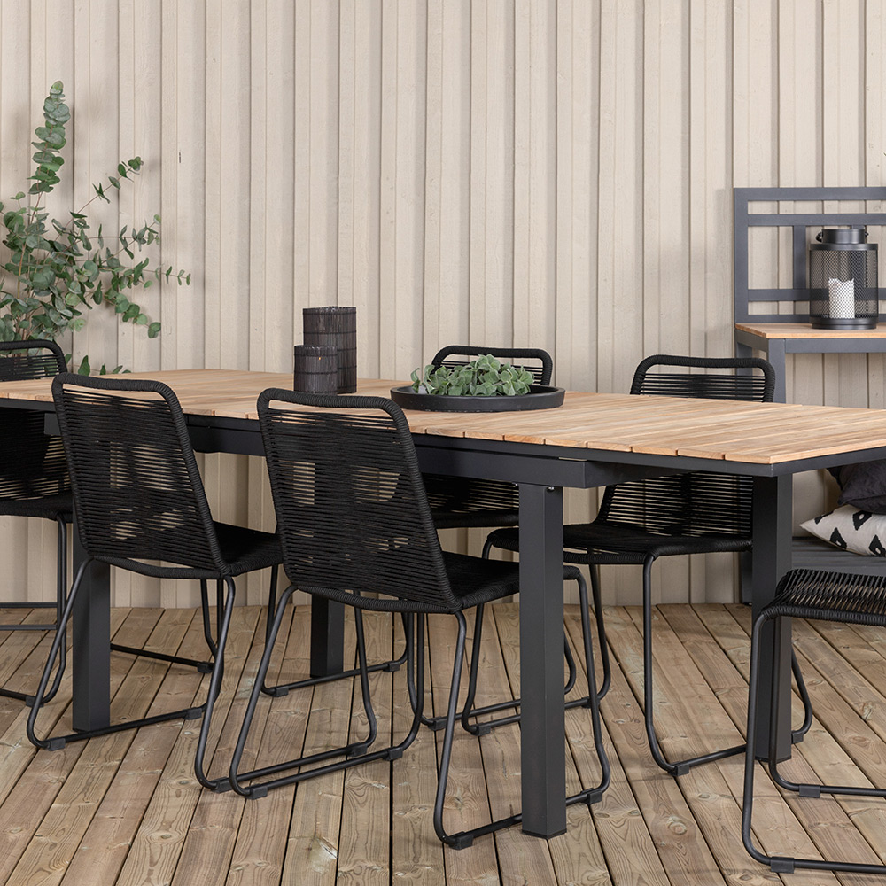 Spisegruppe Venture Home Mendi med 6 Levi Stoler