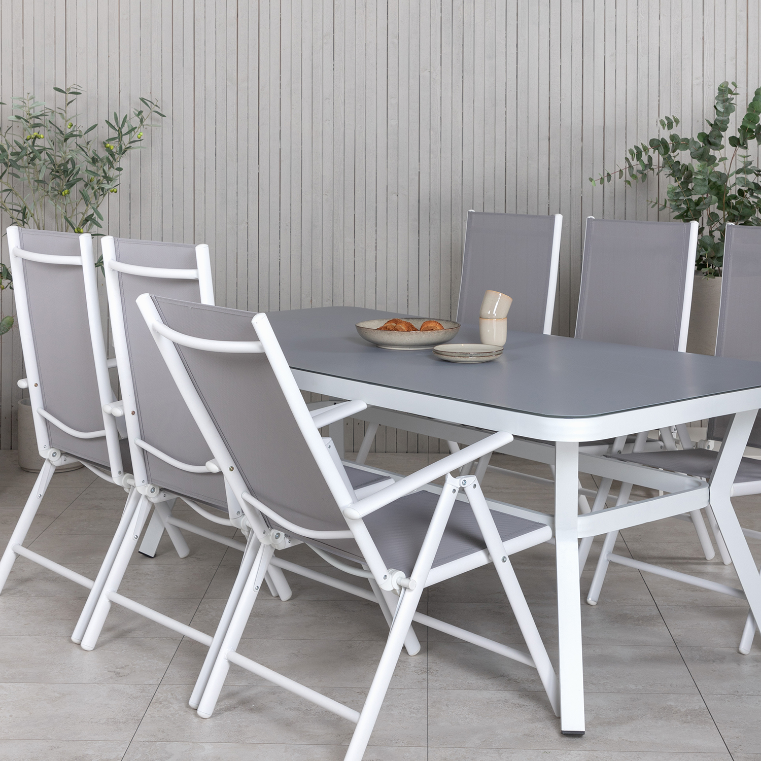 Spisegruppe Venture Home Virya 160x90 med 6 Break Spisestoler