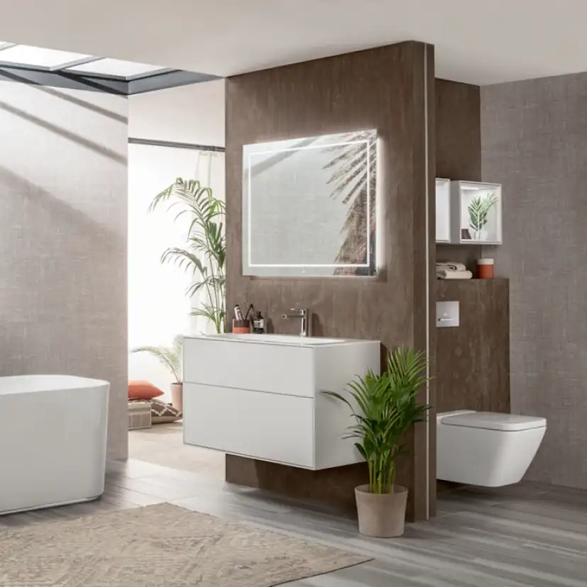 Vägghängd toalett Villeroy & Boch Finion 4664R0R1 Vit Alpin med Ceramic Plus