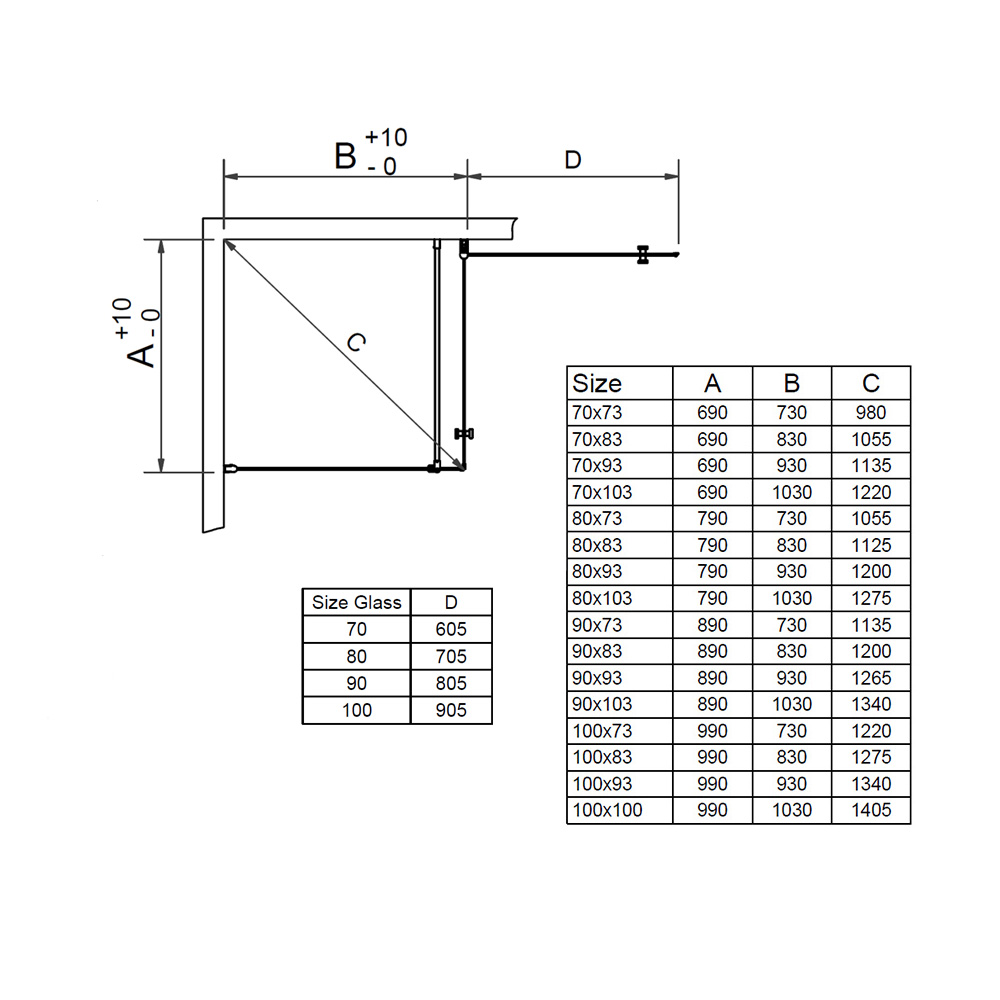 Dusjhjørne Svedbergs Skoga Rett + Fast