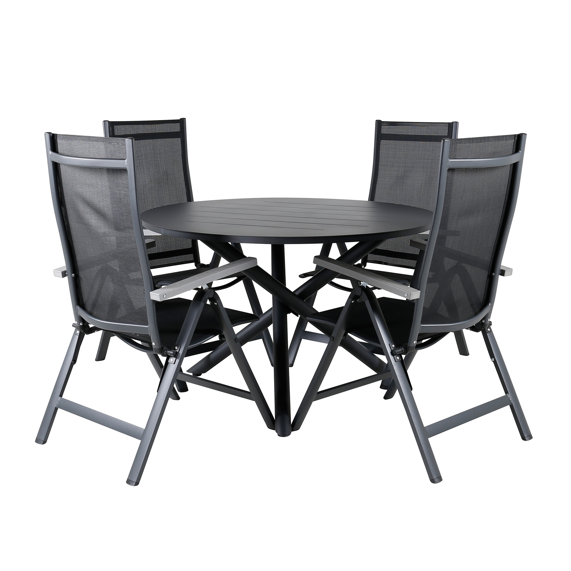 Spisegruppe Venture Home Ande med 4 Laby Spisestoler
