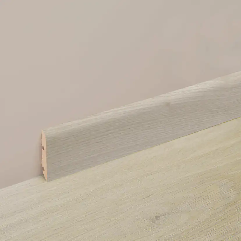Bilde av Berryalloc Sokkellist Mdf Ask Hvit 14/60