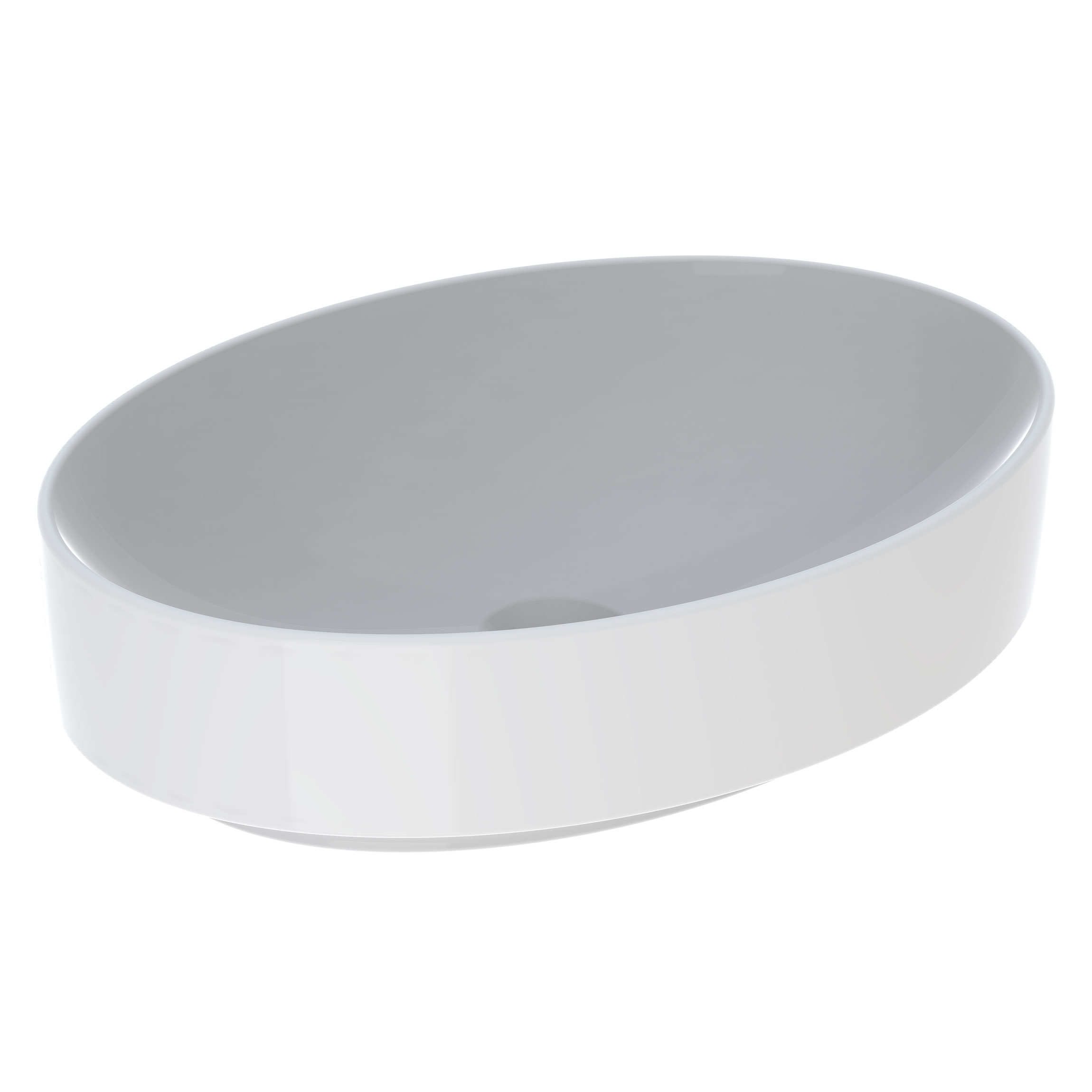 Tvättställ Geberit Variform 550 mm Lay-on Ovalt Utan Bräddavlopp