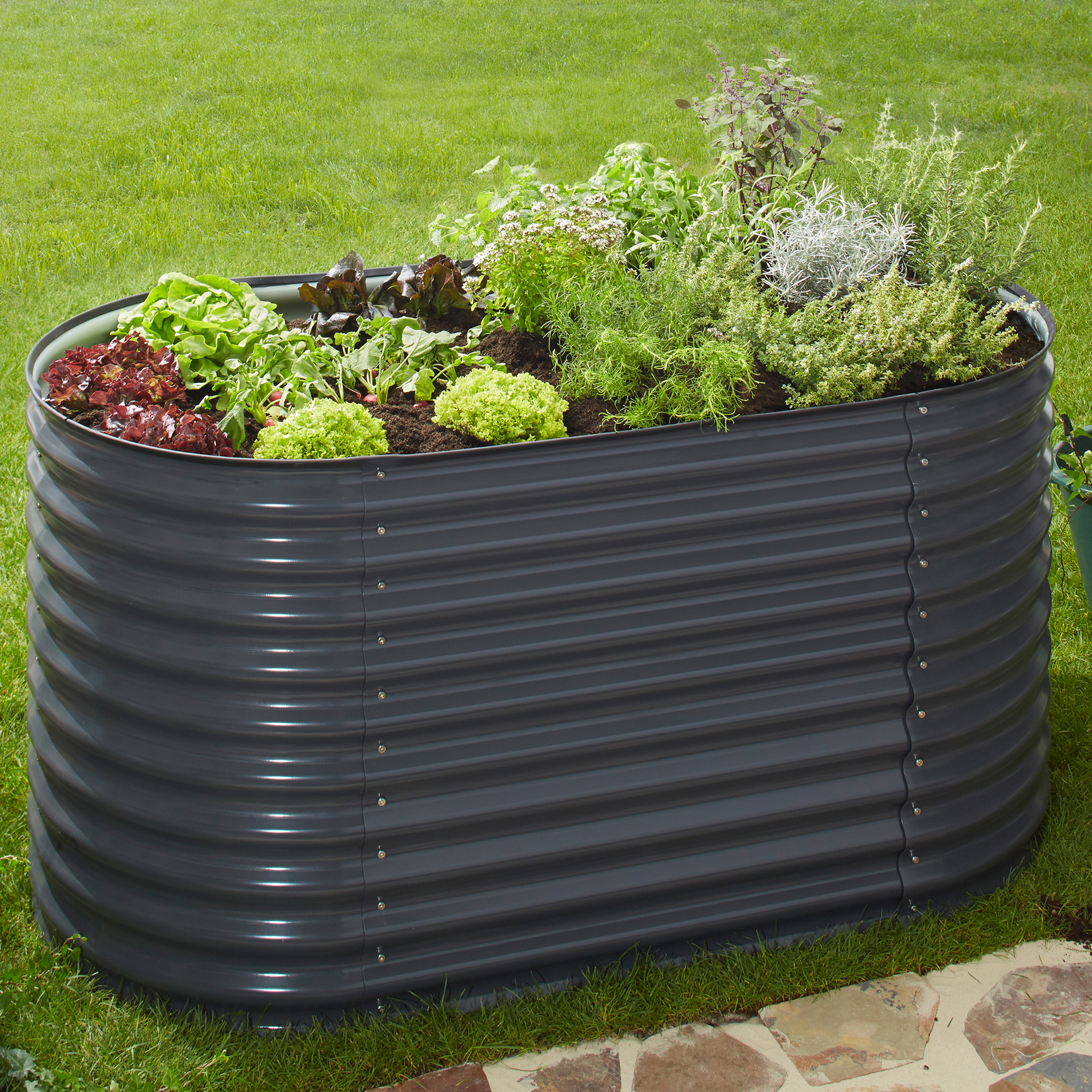 Plantekasse Metalcraft Galvanisert Stål 160 cm