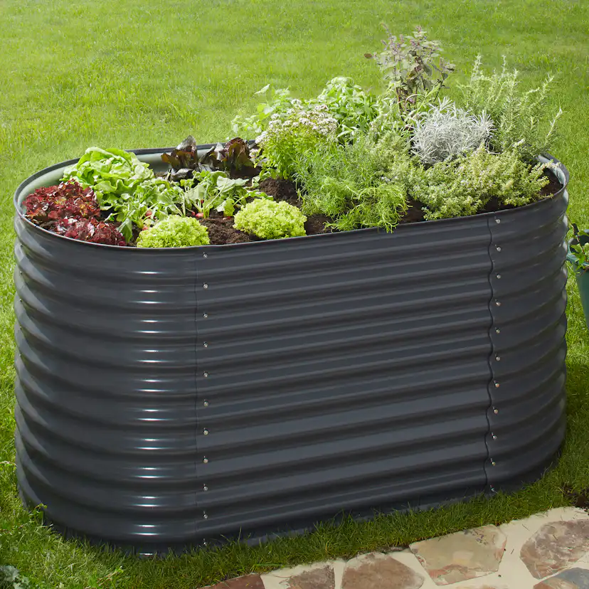 Plantekasse Metalcraft Galvanisert Stål 160 cm