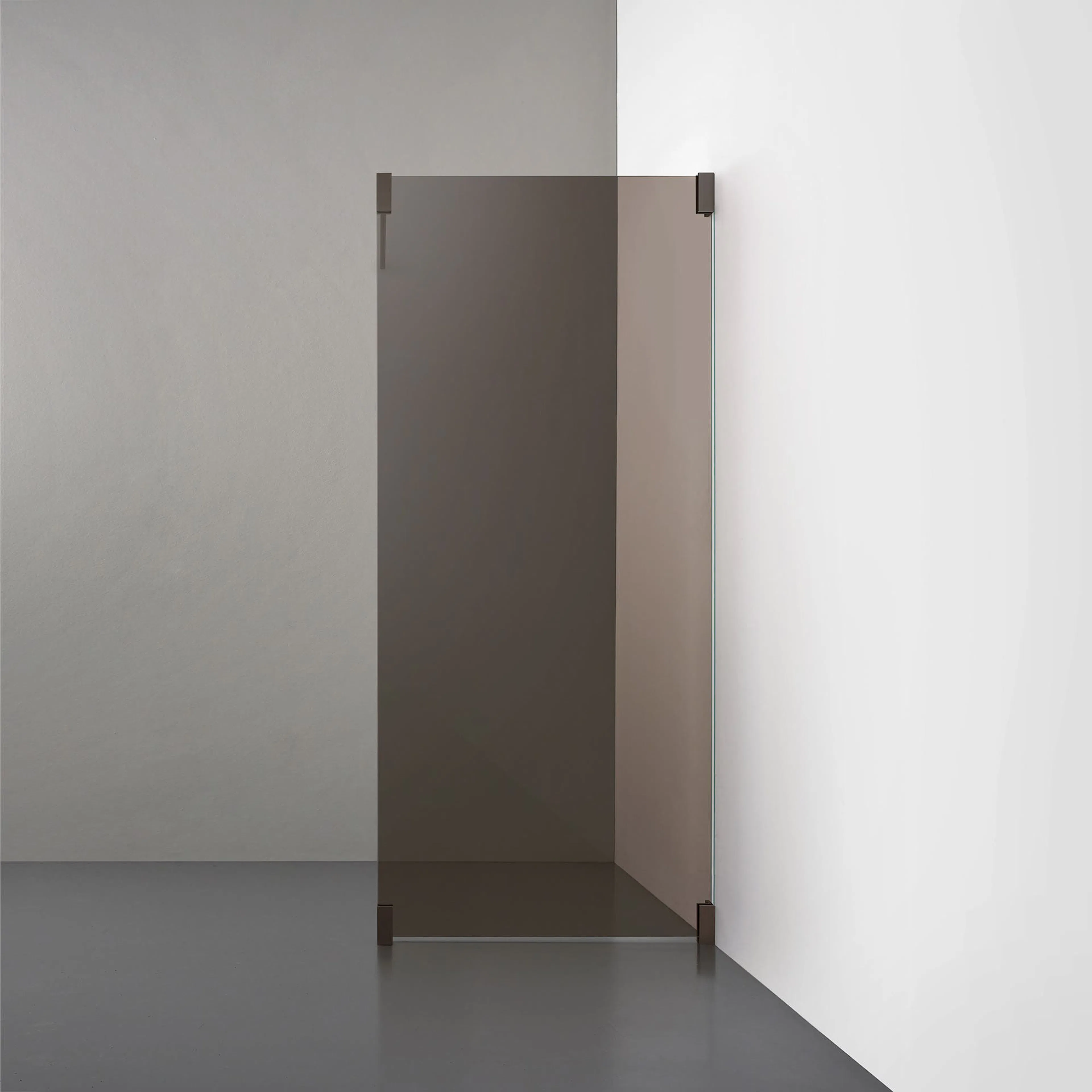 Duschvägg Rooh R2 800, Bruntonat, Bronze